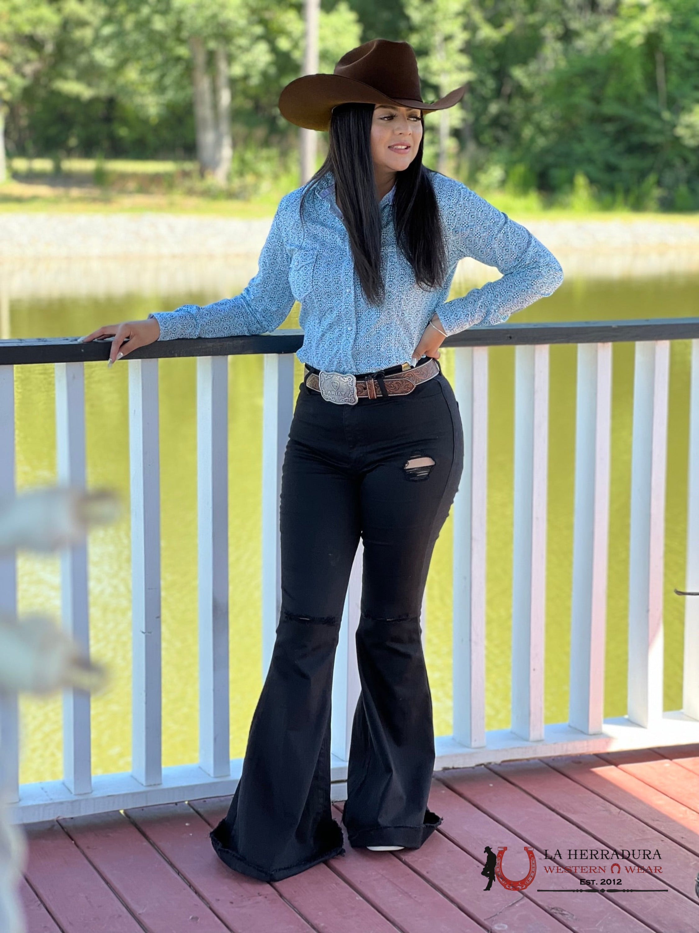 Jean For Women Bell Bottoms Black Ropa Mujeres