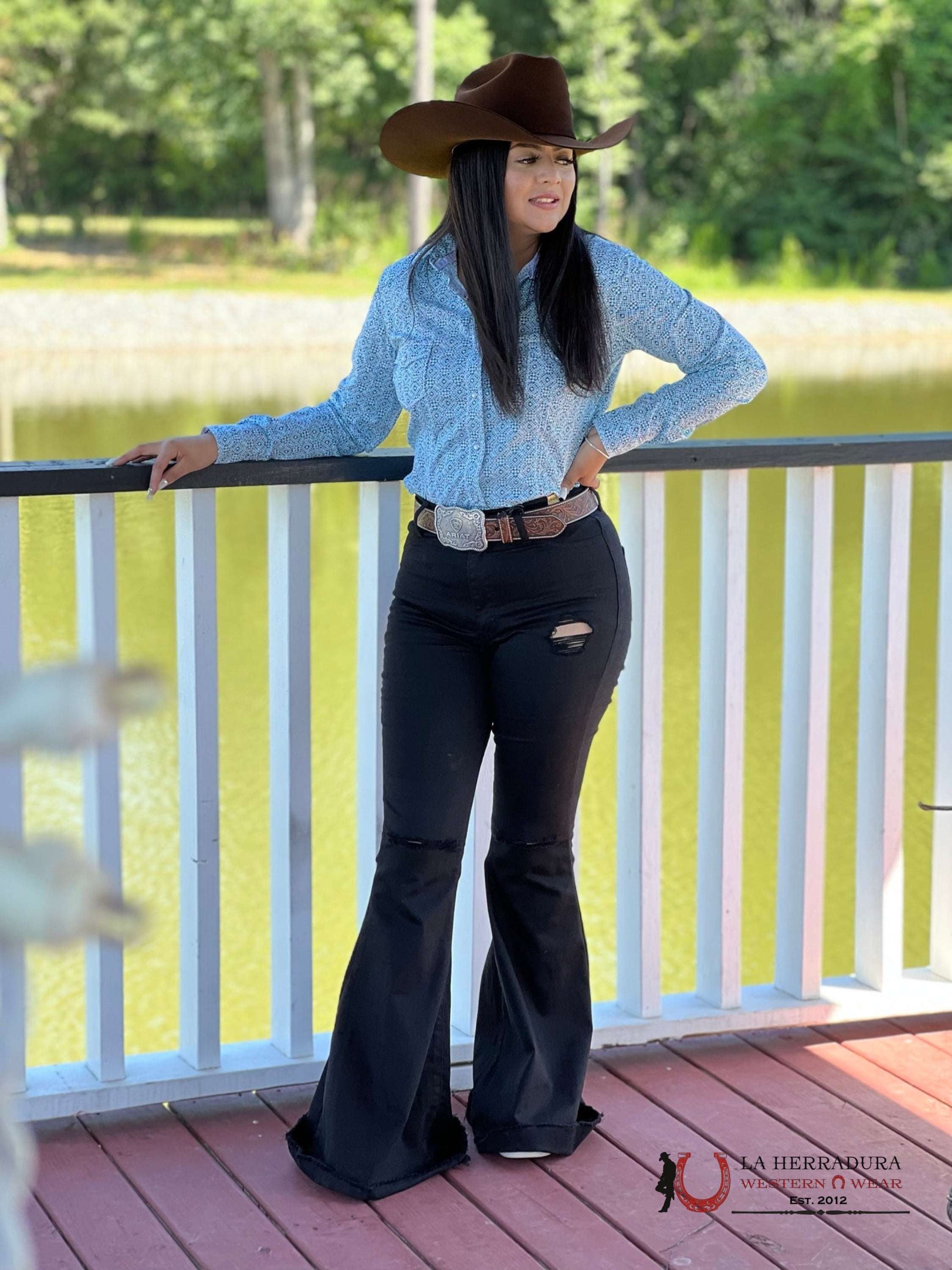 Jean For Women Bell Bottoms Black Ropa Mujeres