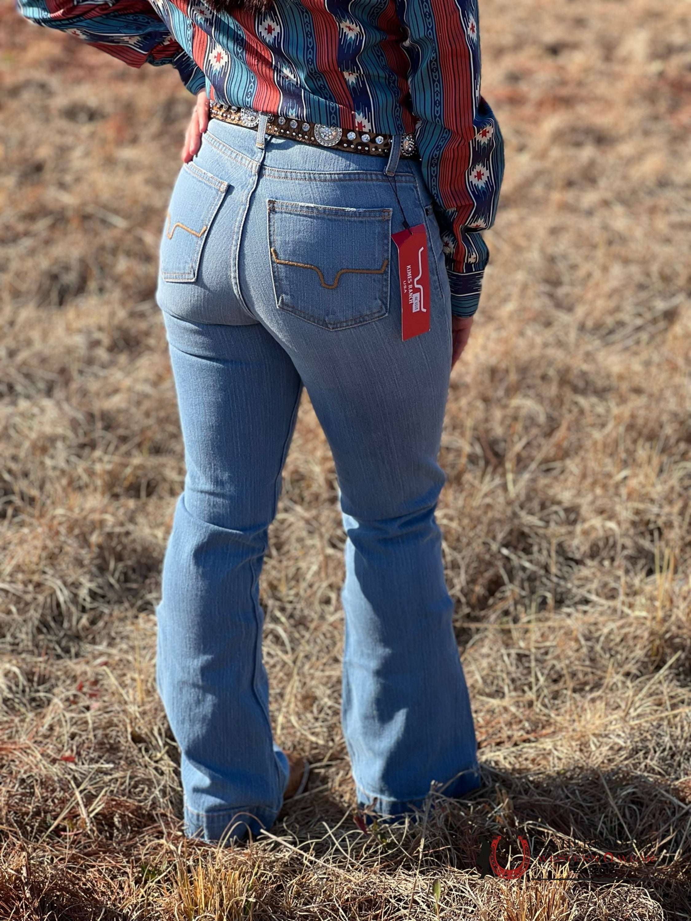 Jean For Women Kimes Ranch Jennifer Sugar Fade Azul Claro Ropa Mujeres