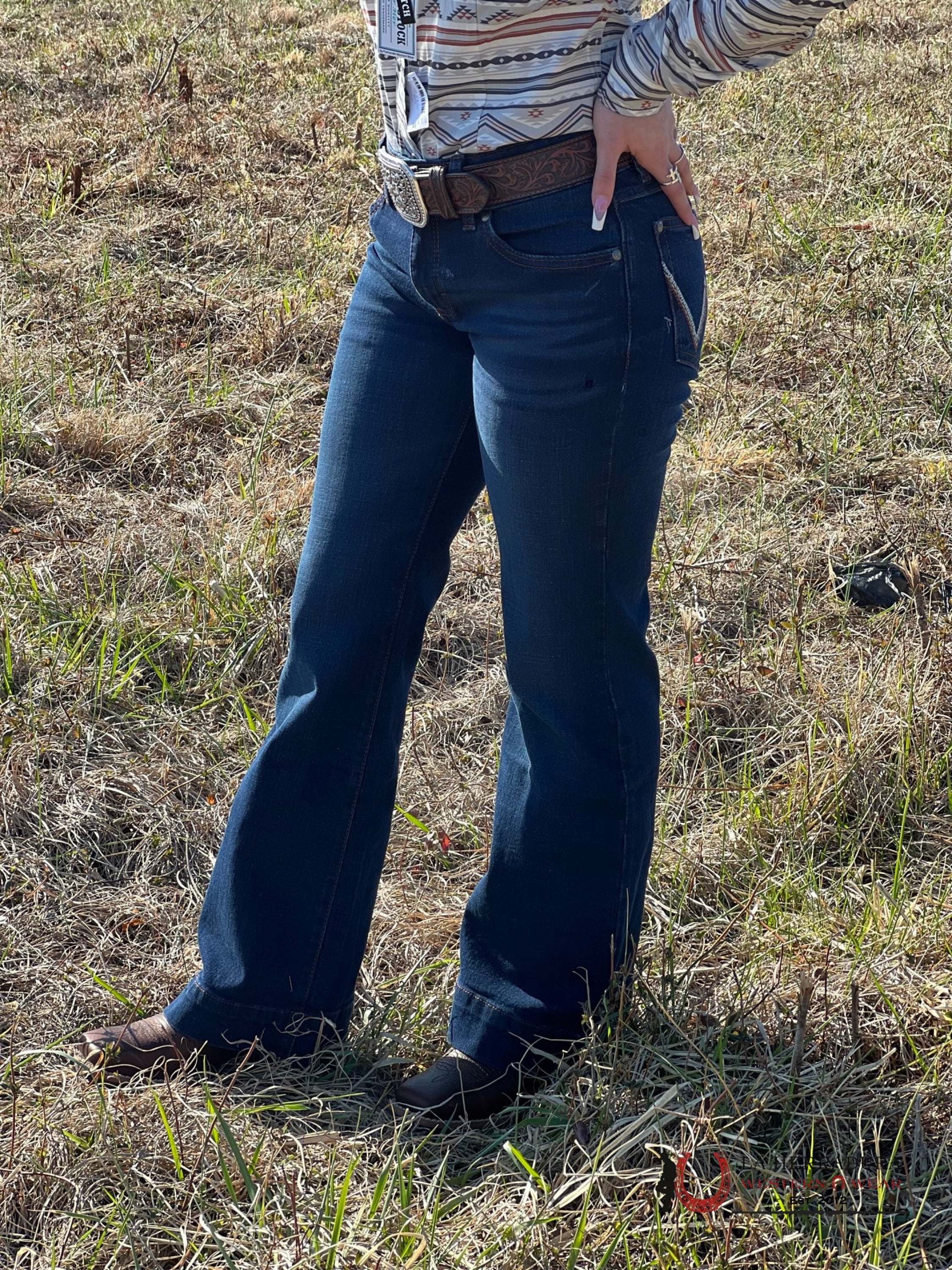 Jean For Women Wrangler Azul Marino Retro Wnq Ropa Mujeres