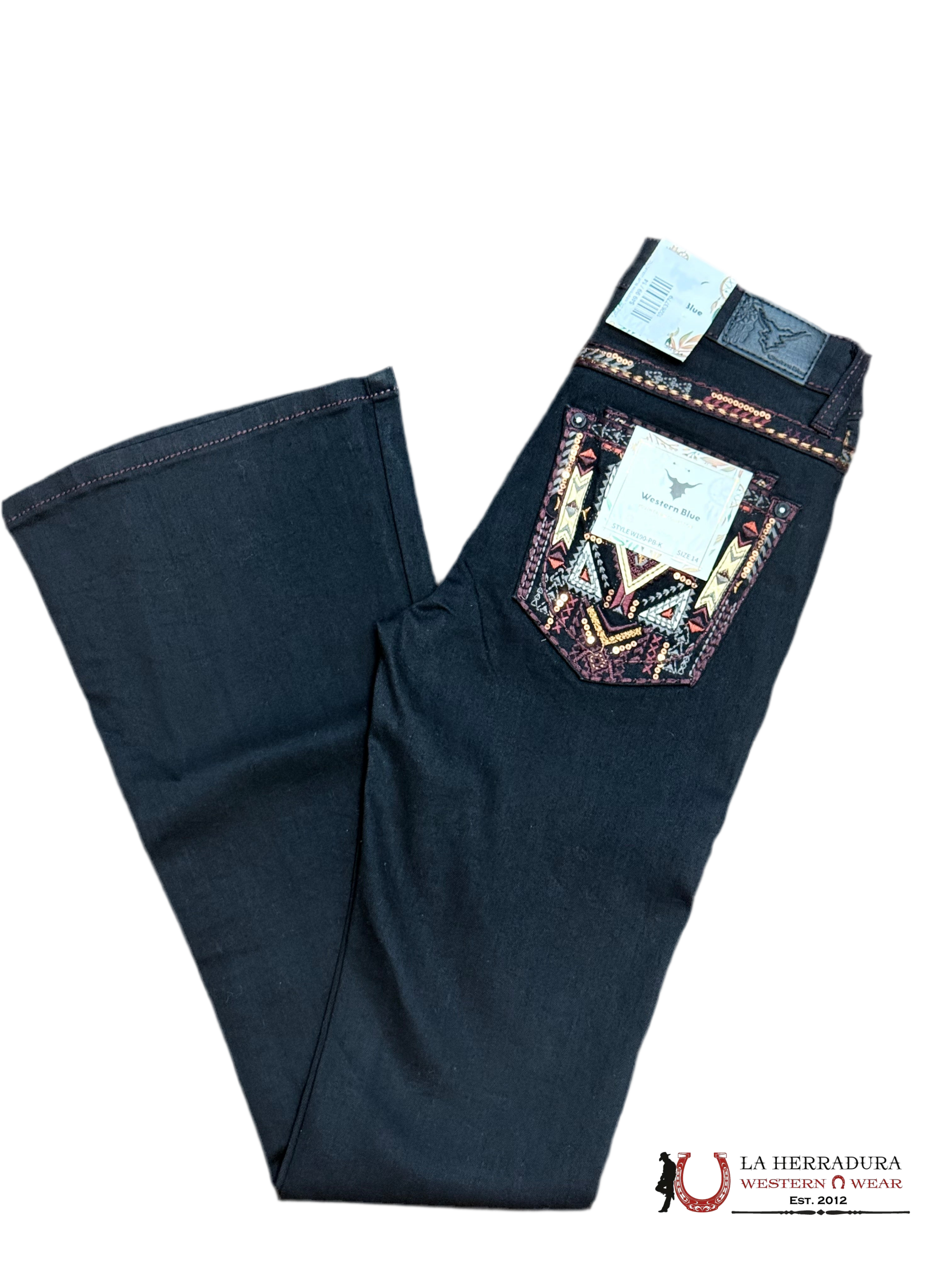 JEANS GIRL WESTERN BLUE COLLECTION W190-PB-K NIÑOS