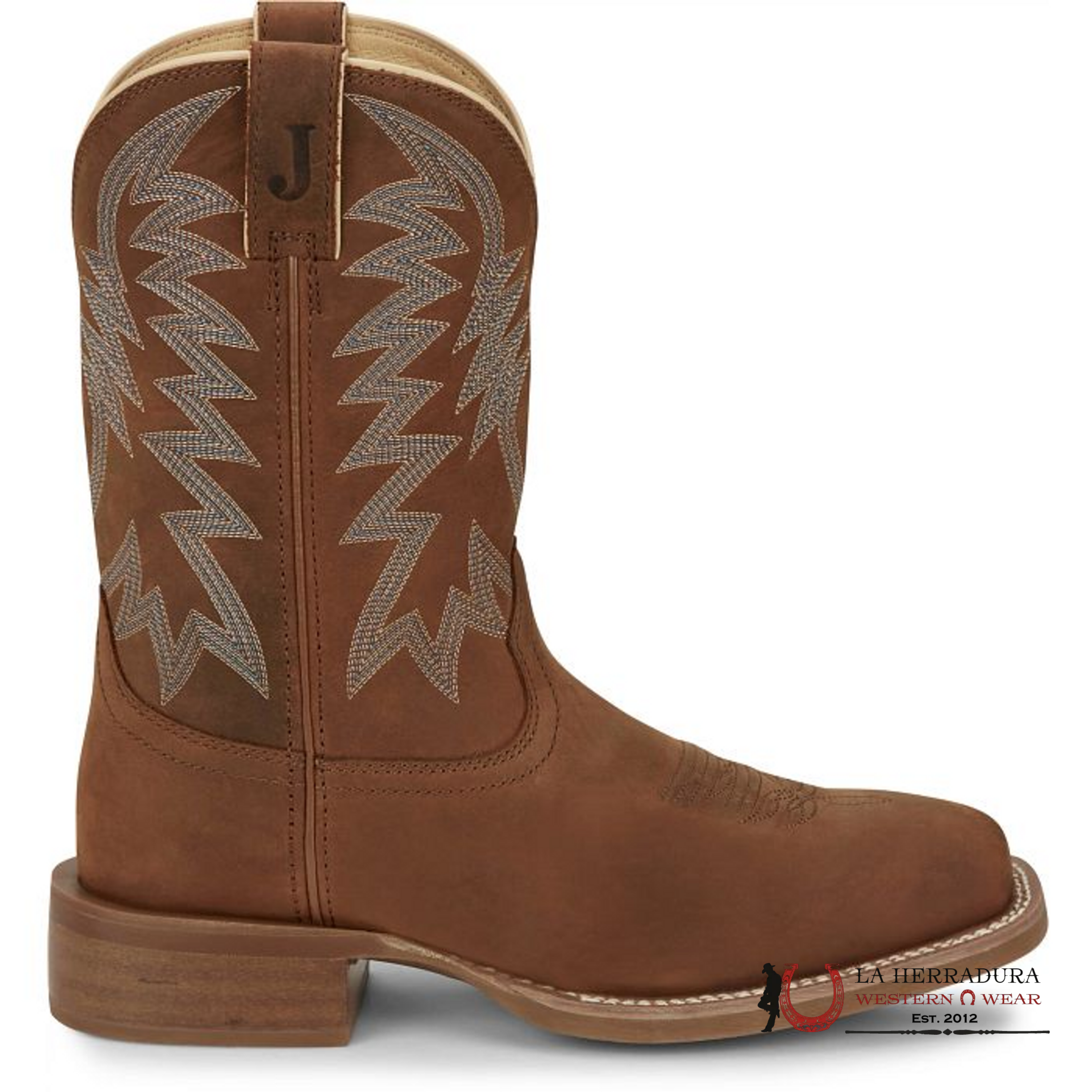 JUSTIN BIG BUCKS BROWN COWHIDE STYLE FN7112 BOTAS HOMBRES