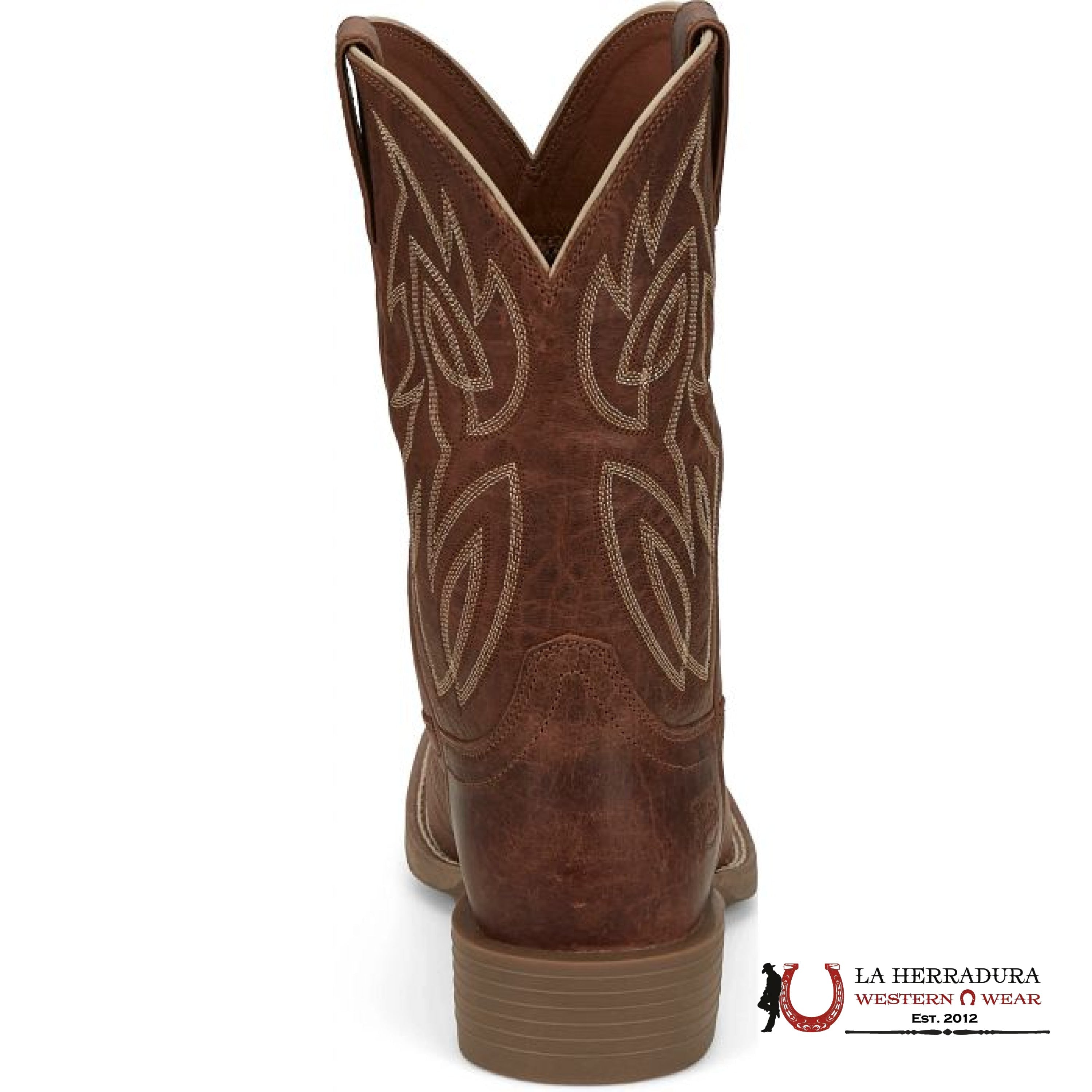 JUSTIN KIDS BOWLINE JUNIOR PECAN BROWN WATER BUFFALO #JK7516 NIÑOS