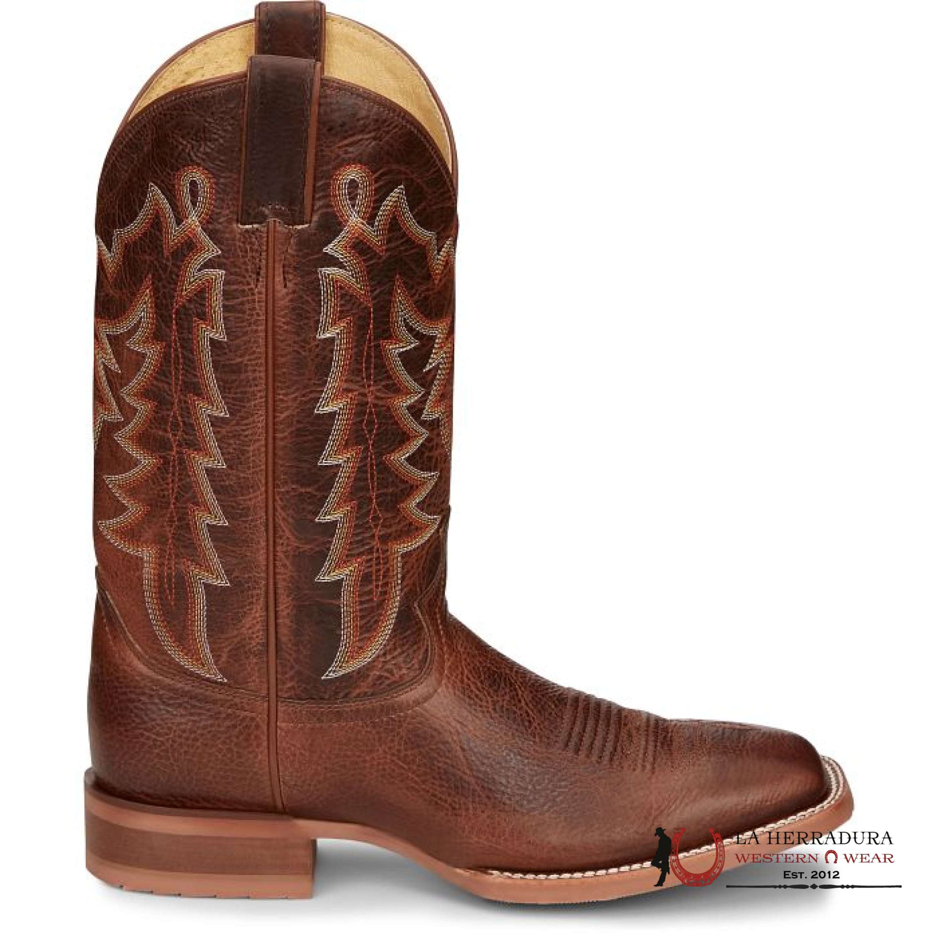 JUSTIN MEN CARSEN CAMEL COWHIDE STYLE CJ2030 BOTAS HOMBRES