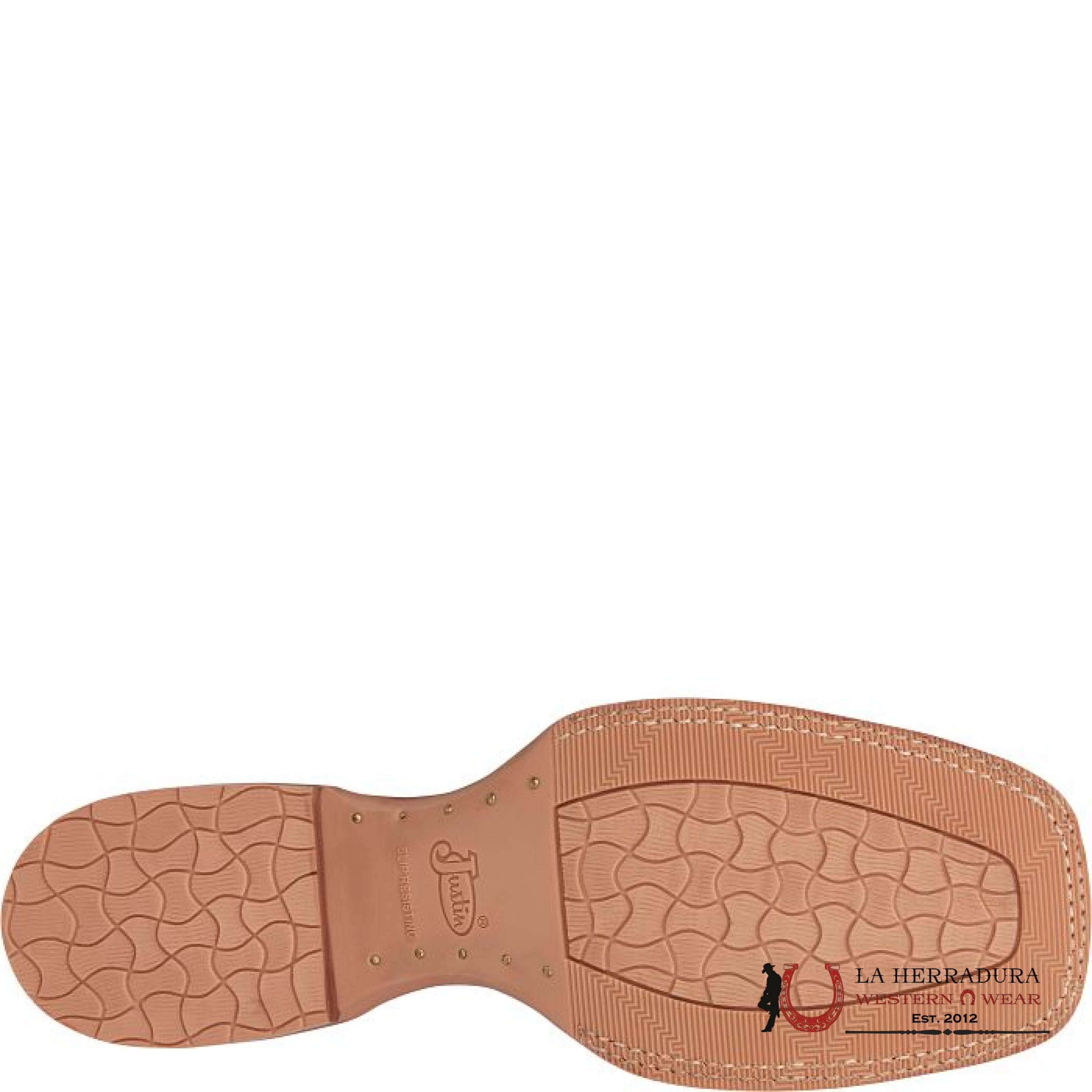 JUSTIN MEN CARSEN CAMEL COWHIDE STYLE CJ2030 BOTAS HOMBRES