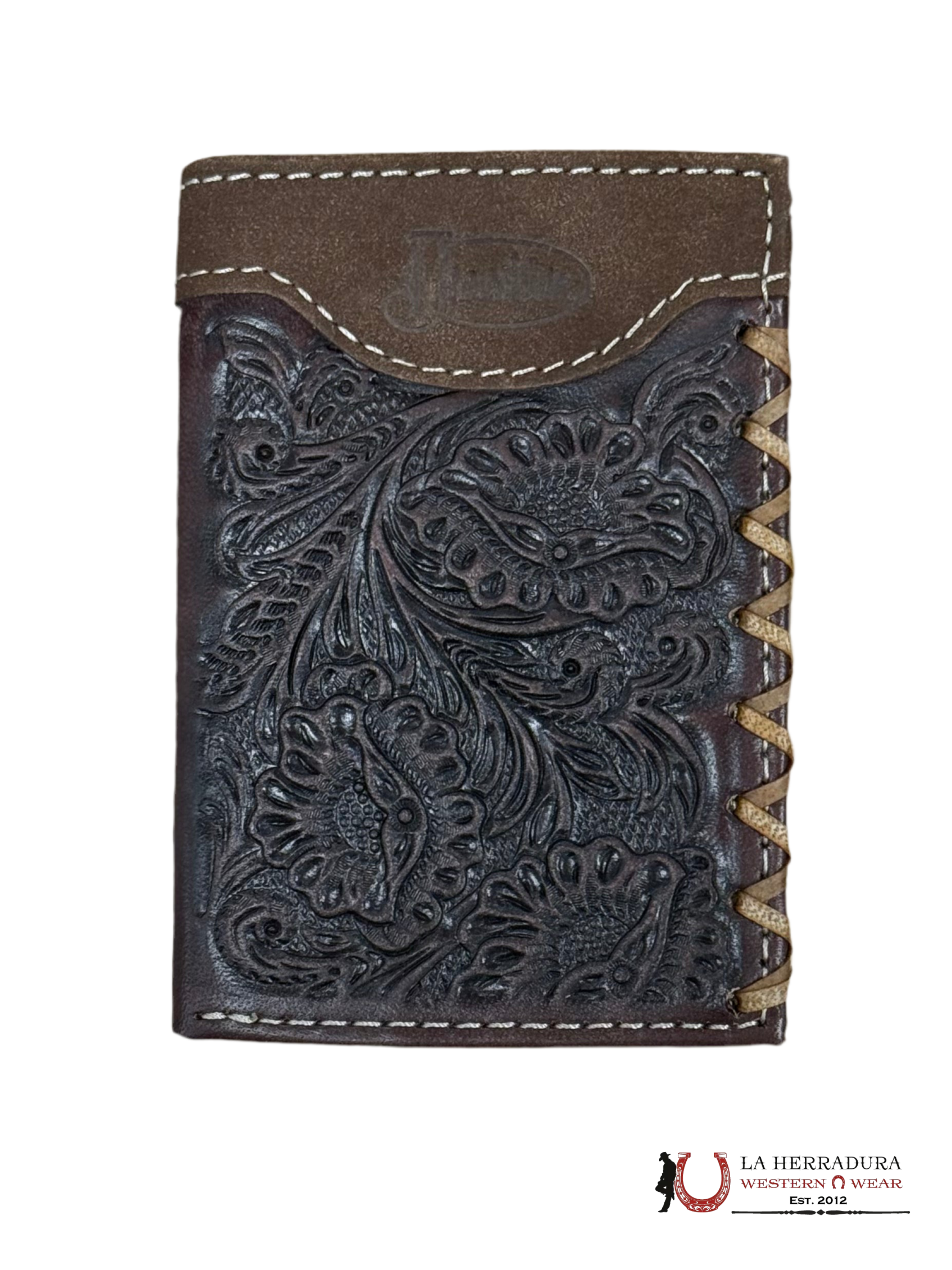 JUSTIN TRIFOLD WALLET DARK BROWN 24010765W7 ACCESORIOS