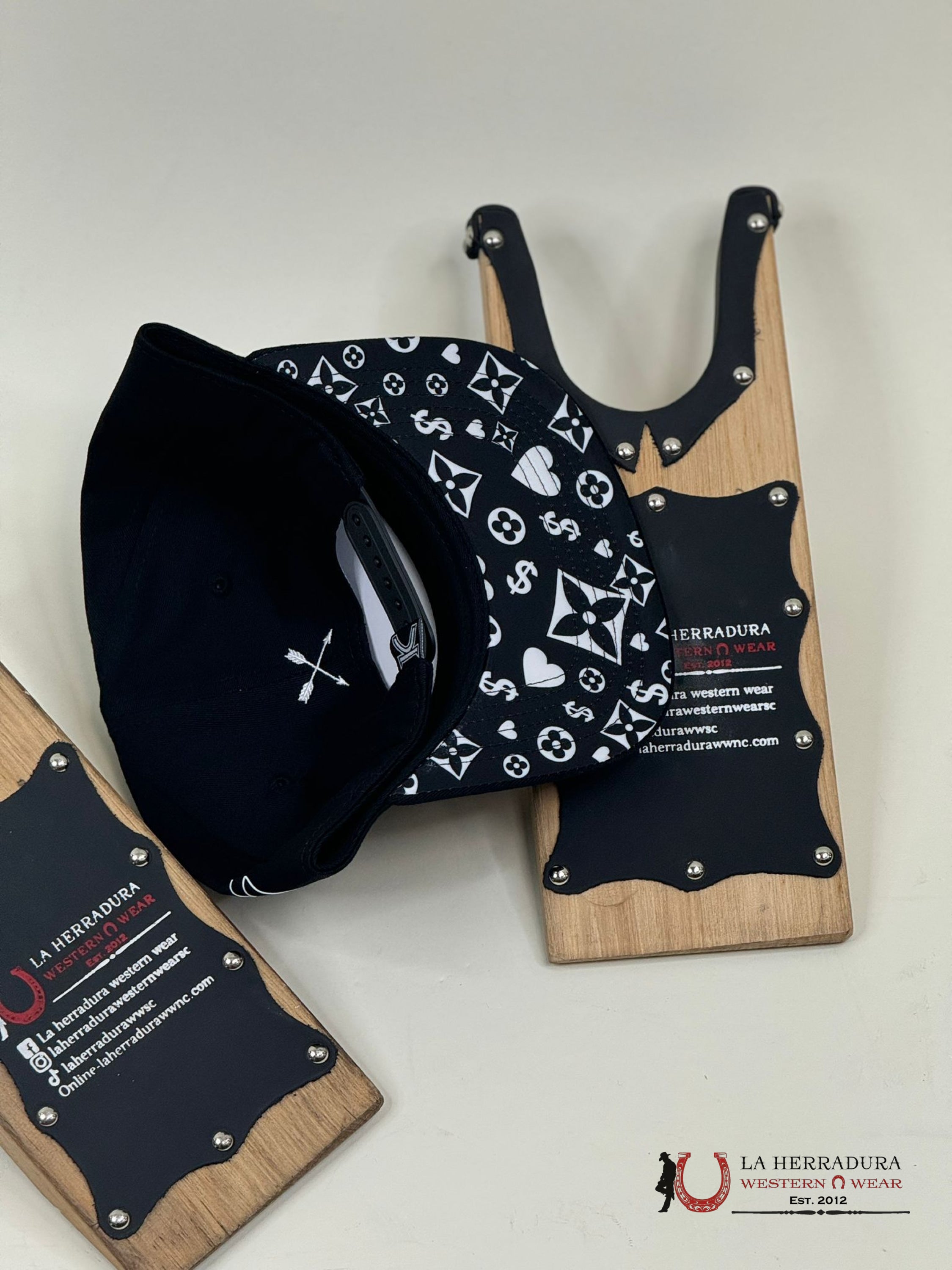 Kas Flame Heart Black Cap Caps Mens Gorras Hombres