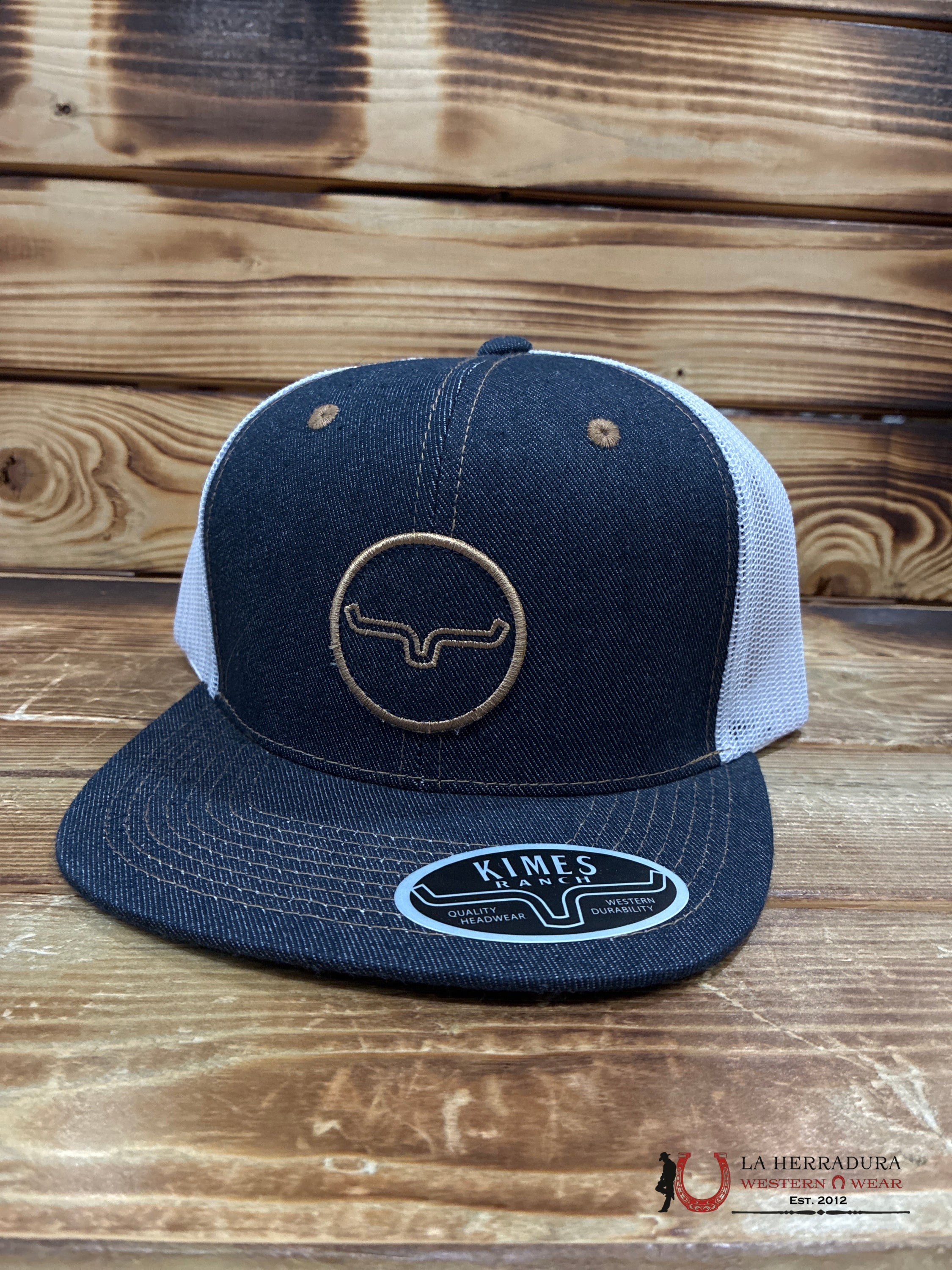 KIMES BULLSEYE DENIM CAP CAPS MENS GORRAS HOMBRES