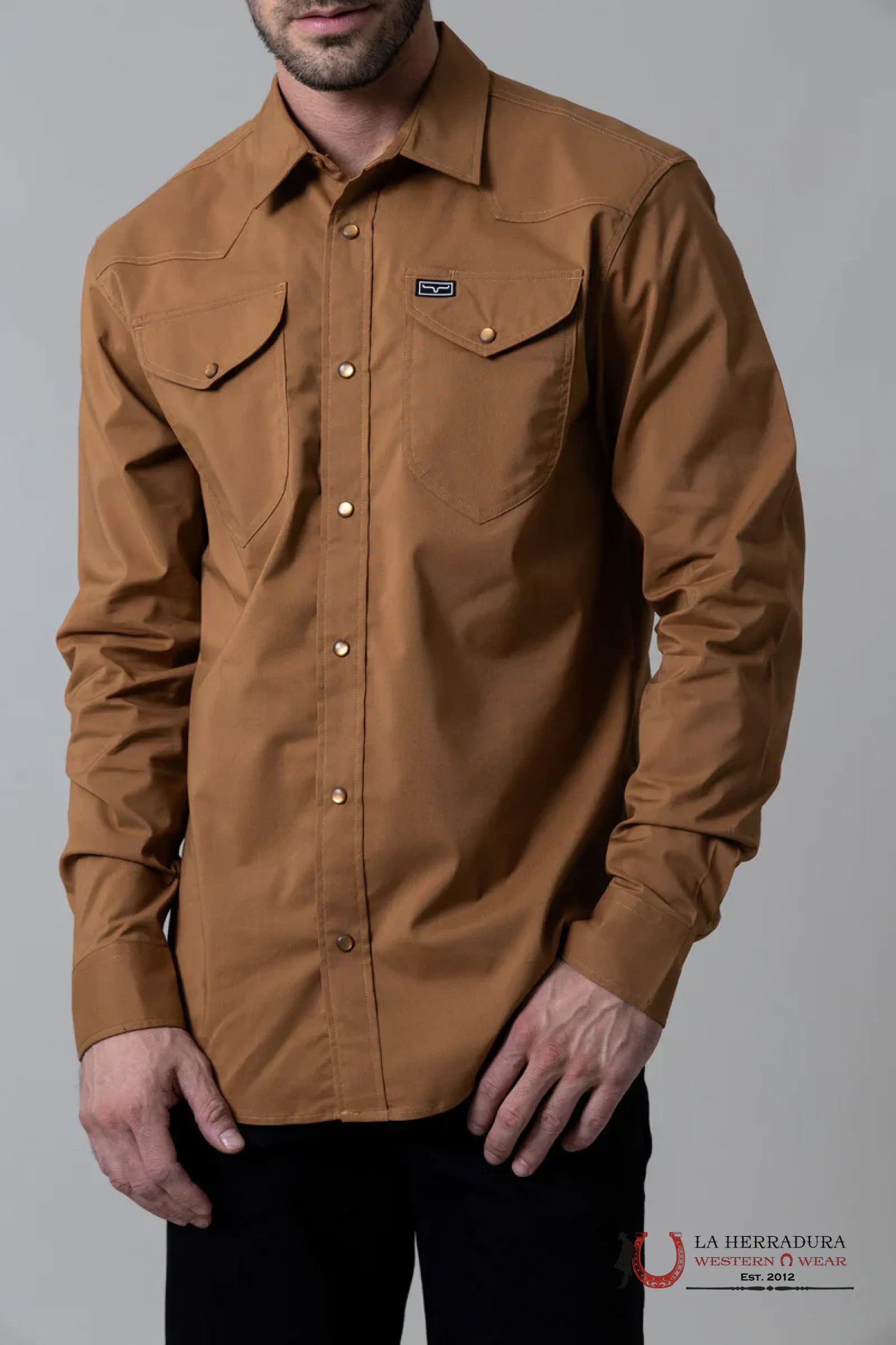Kimes Ranch Blackout Ww Brown Long Sleeve Ropa Hombres