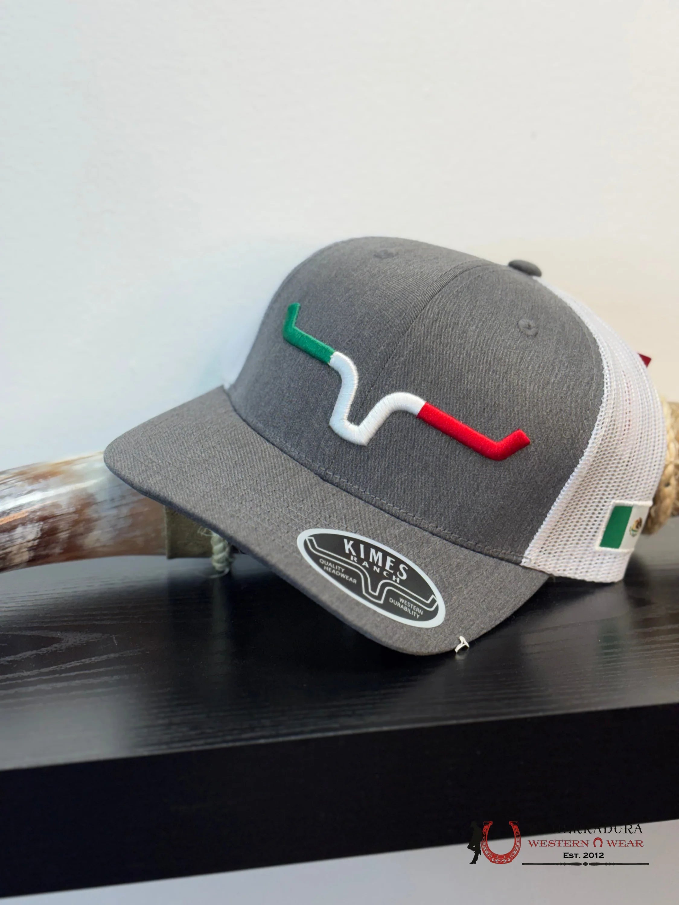 KIMES RANCH CAP SEMANA TRUCKER CHARCOAL CAPS MENS GORRAS HOMBRES