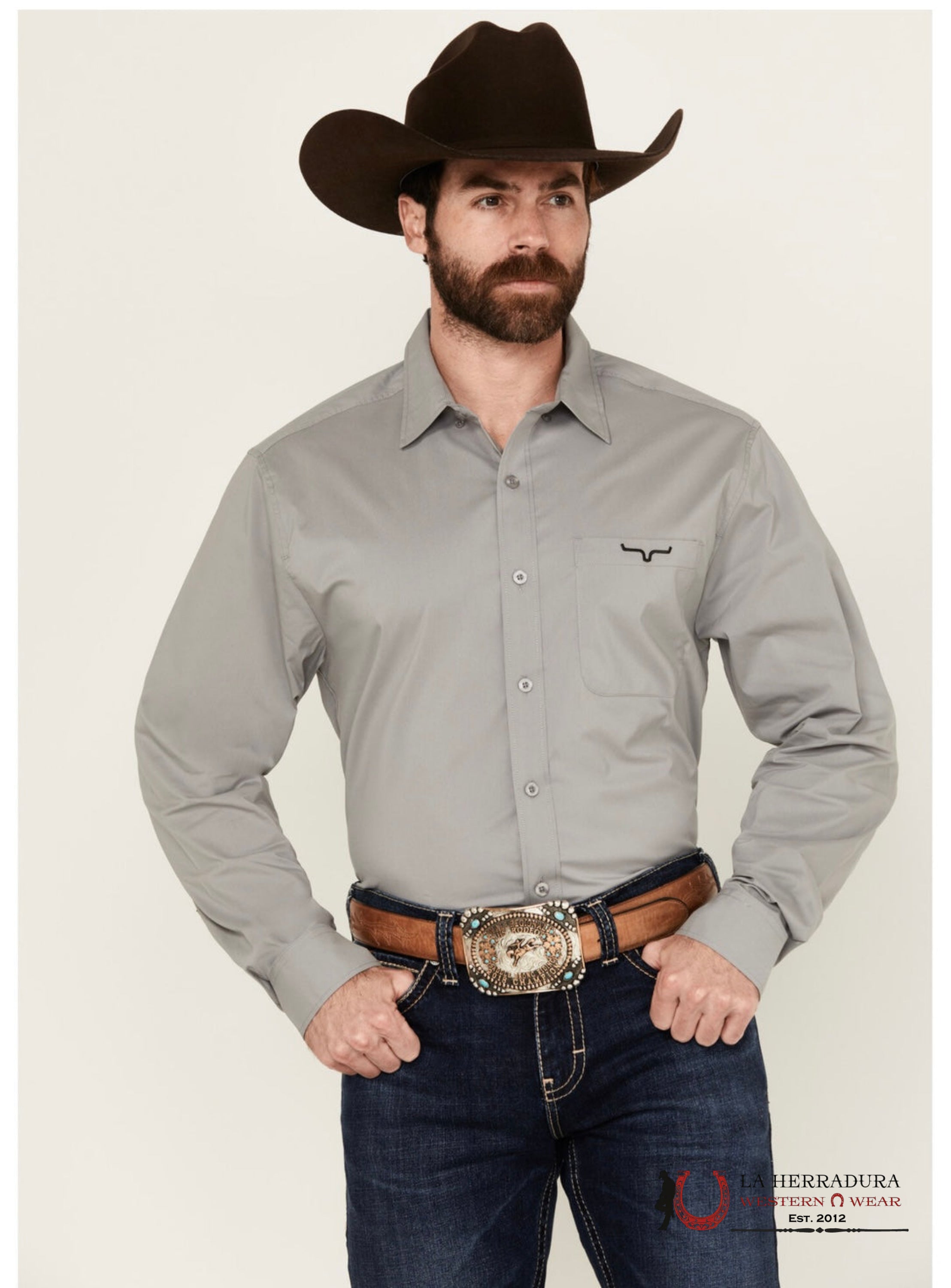 Kimes Ranch Kr Team Shirt Grey Ropa Hombres