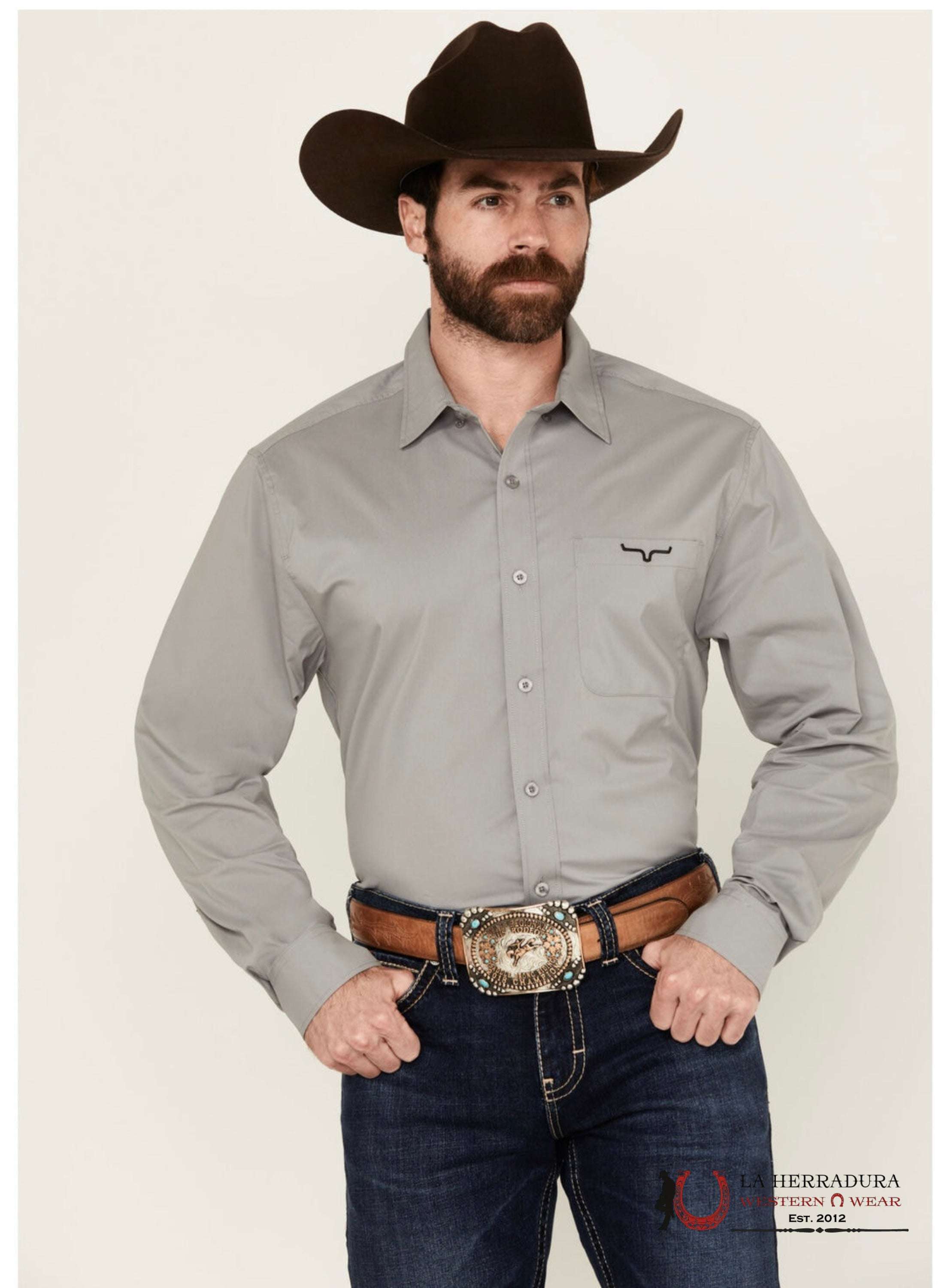 Kimes Ranch Kr Team Shirt Grey Ropa Hombres
