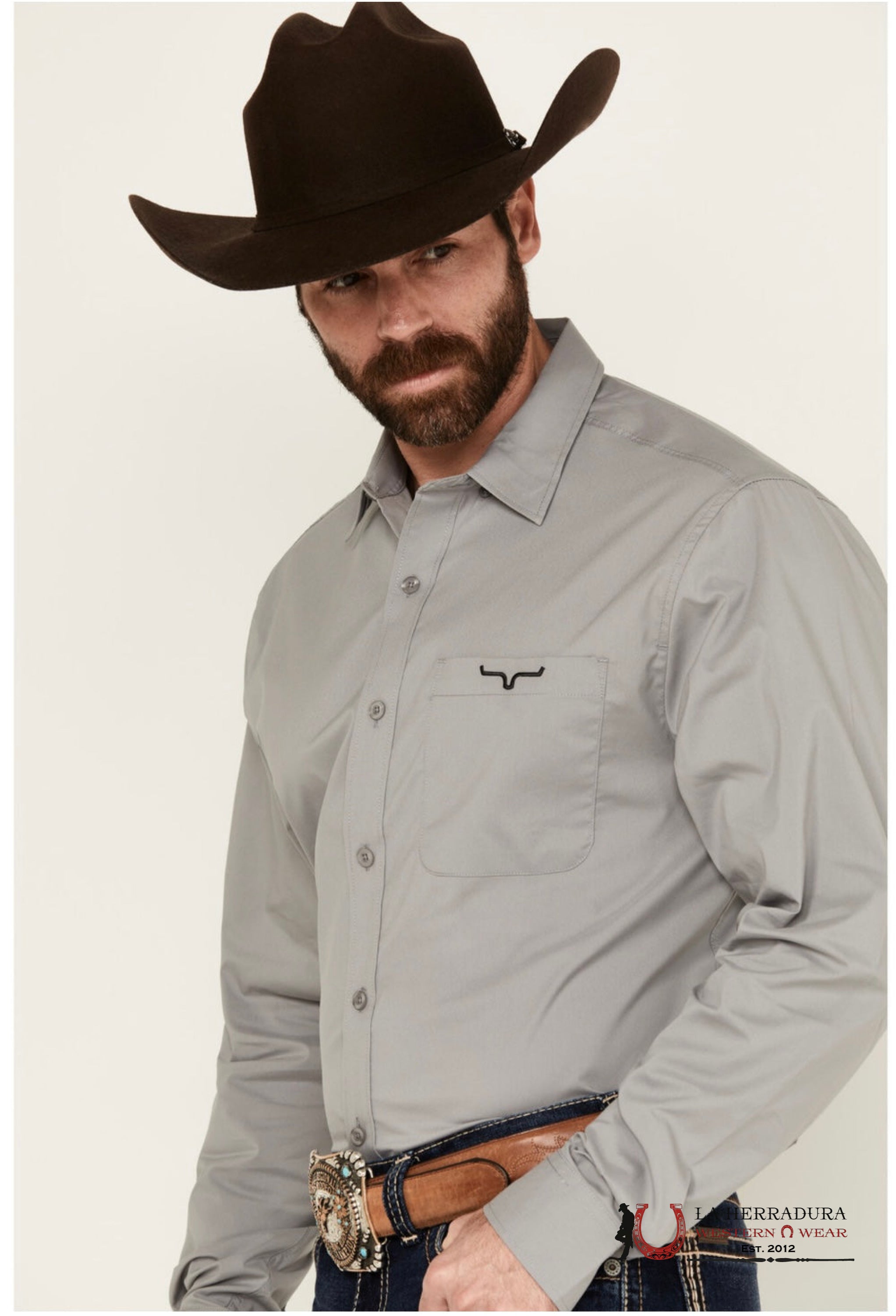 Kimes Ranch Kr Team Shirt Grey Ropa Hombres