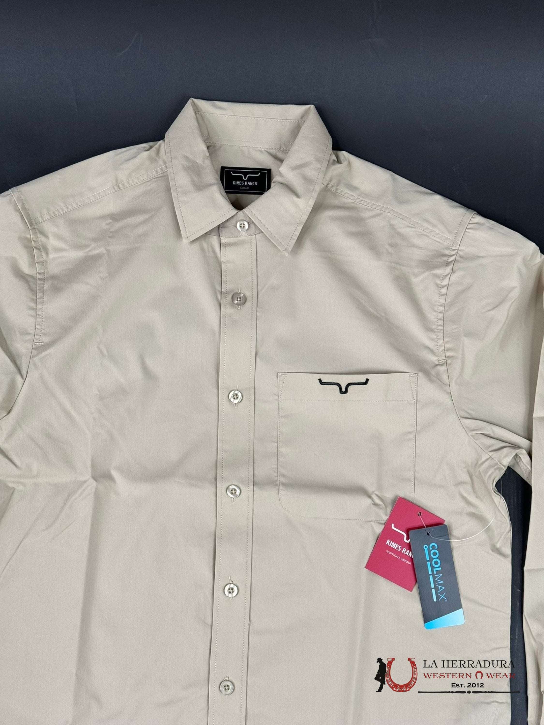 Kimes Ranch Linville Long Sleeve Khaki Ropa Hombres
