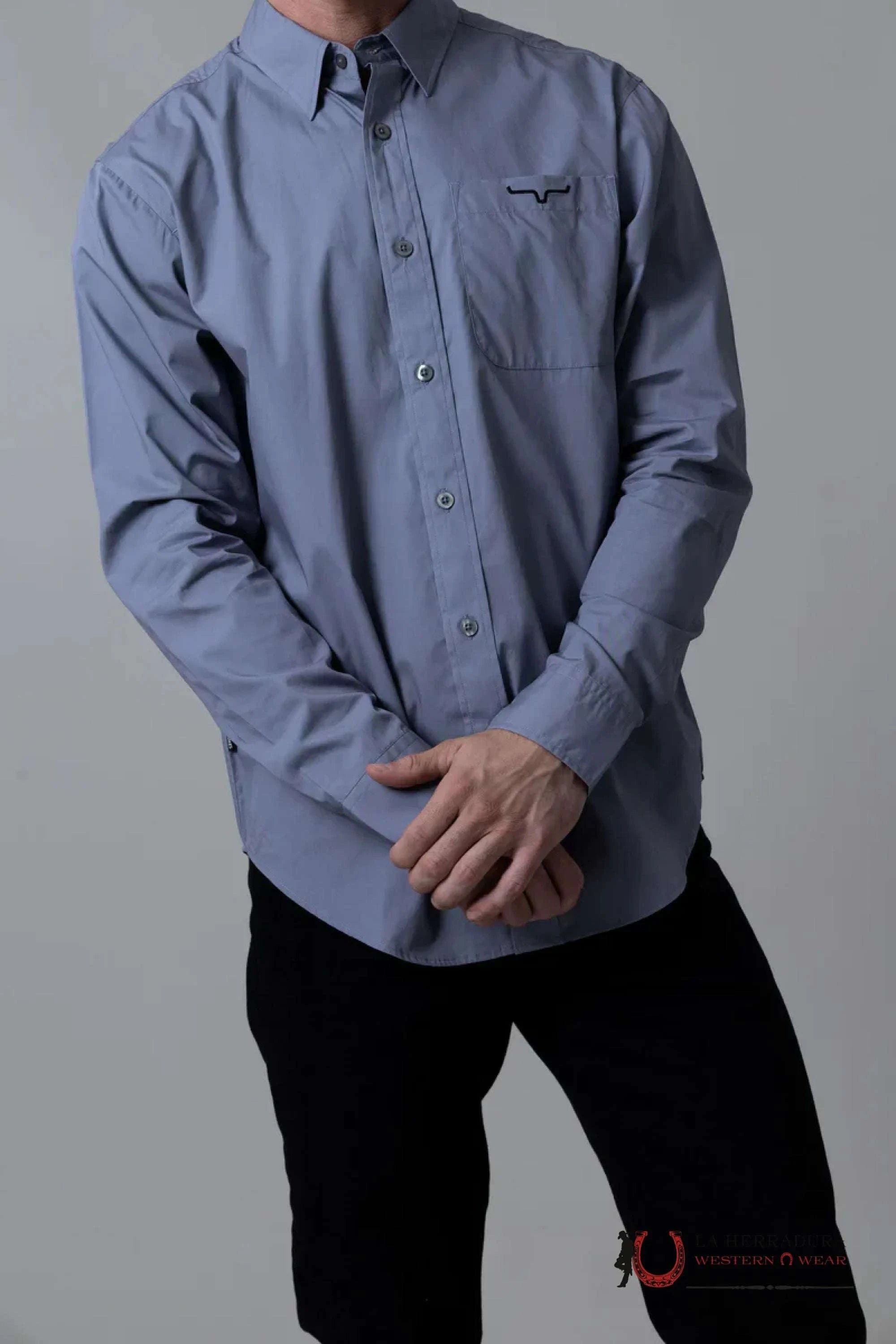 Kimes Ranch Long Sleeve Team Grey Ropa Hombres