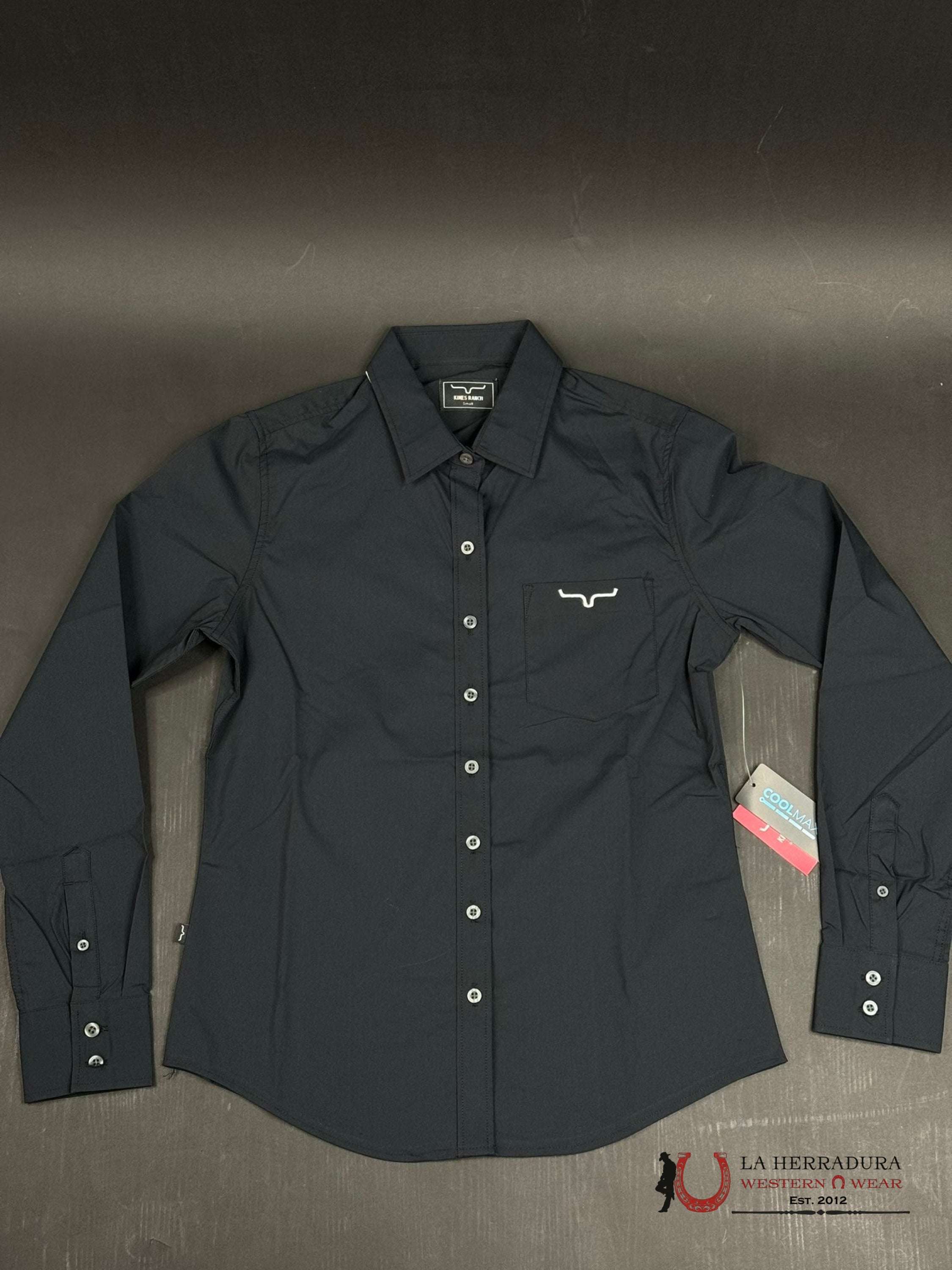 Kimes Ranch Team Long Sleeve Shirt Black Ropa Mujeres