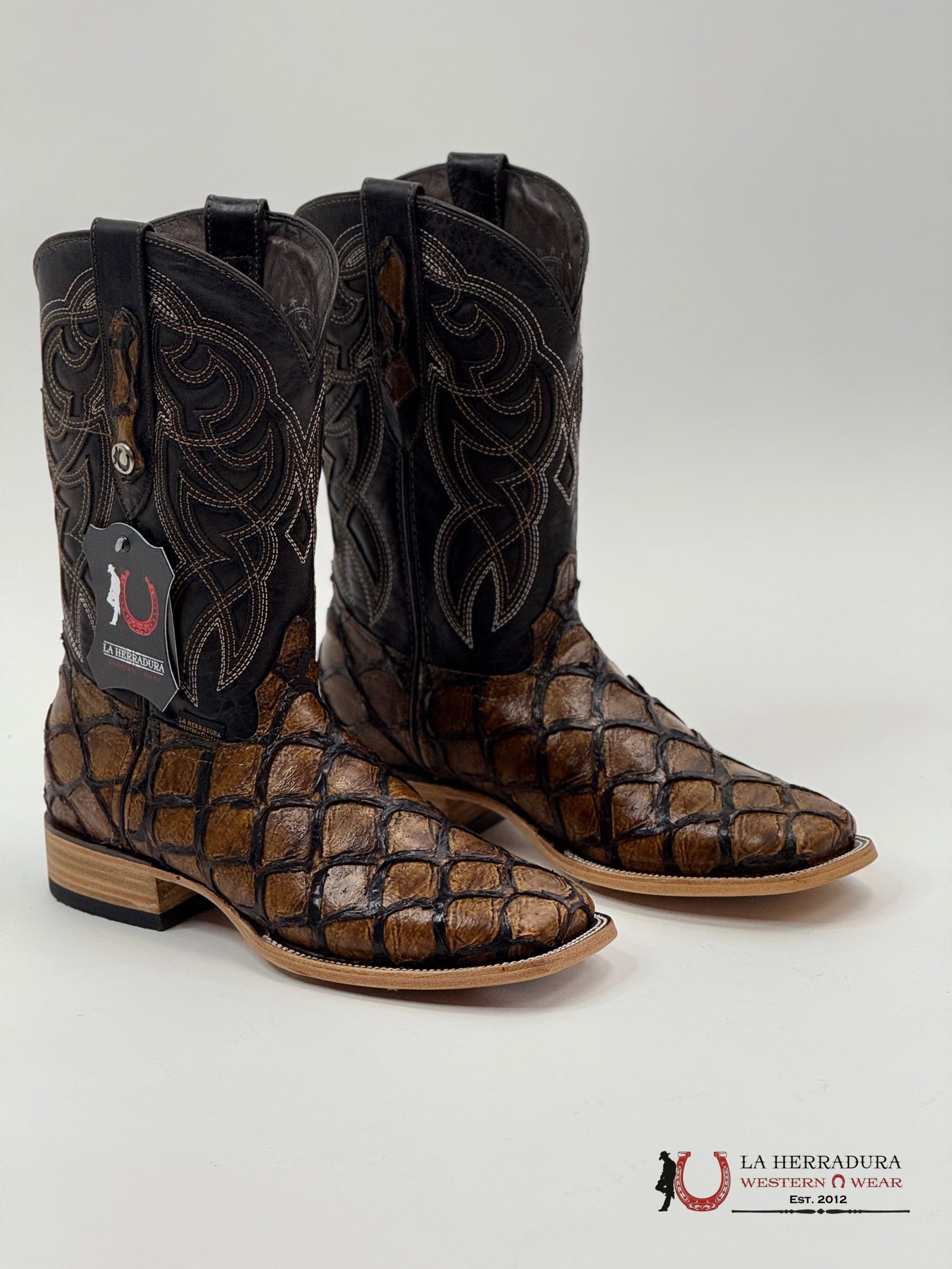 LA HERRADURA EST. PEZ CLON MIEL BRILLOSO BOTAS HOMBRES