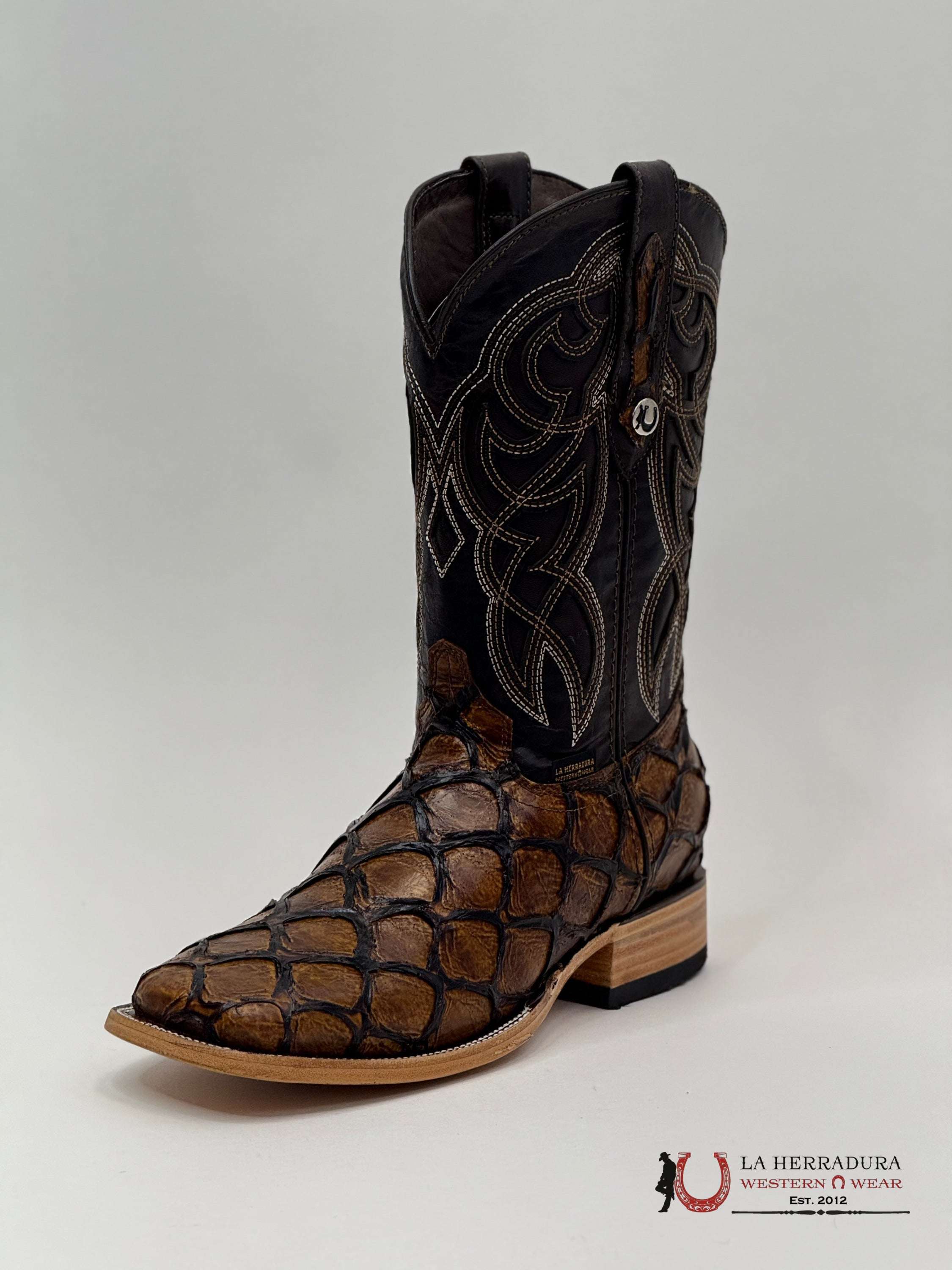 LA HERRADURA EST. PEZ CLON MIEL BRILLOSO BOTAS HOMBRES