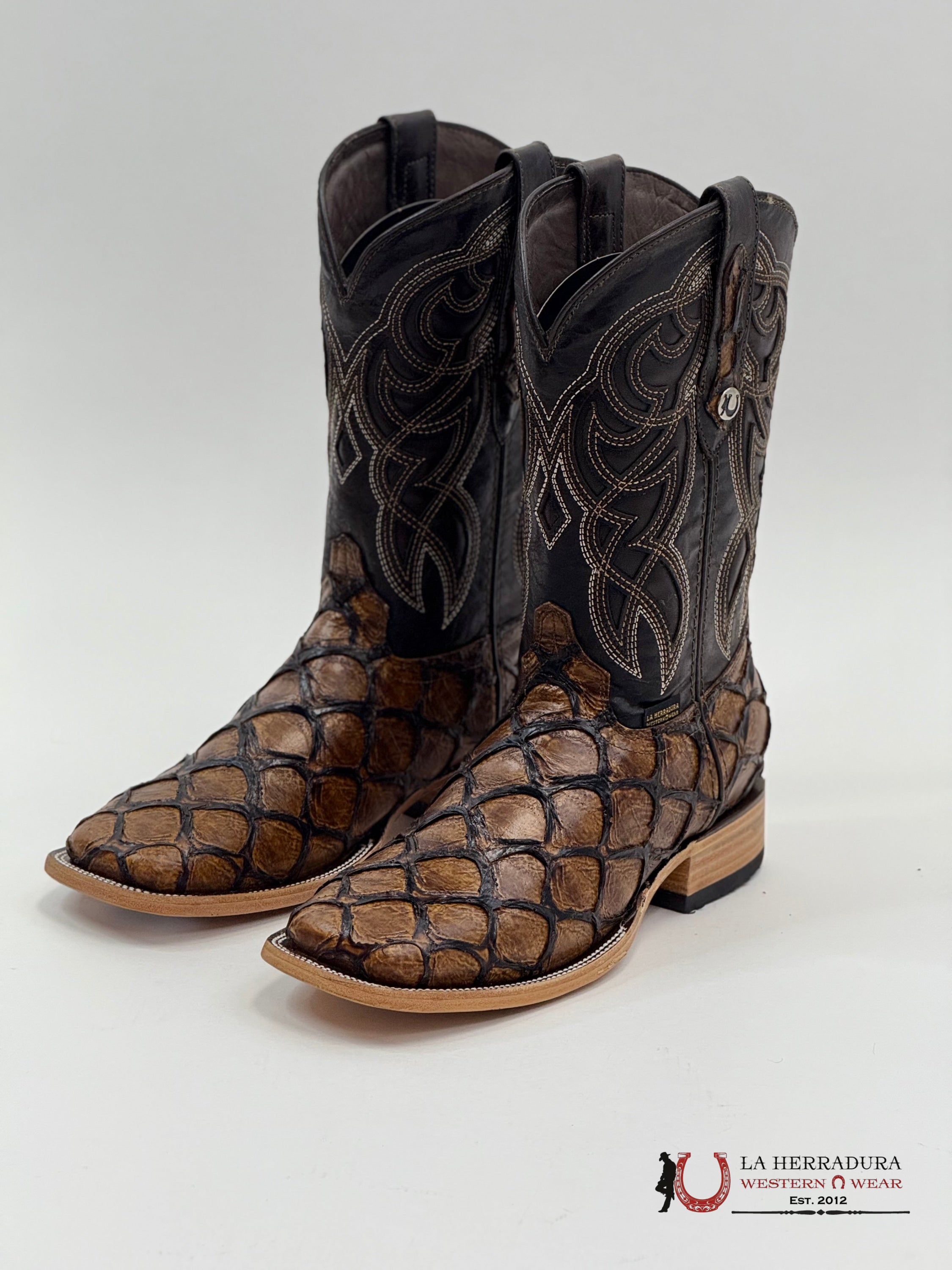 LA HERRADURA EST. PEZ CLON MIEL BRILLOSO BOTAS HOMBRES