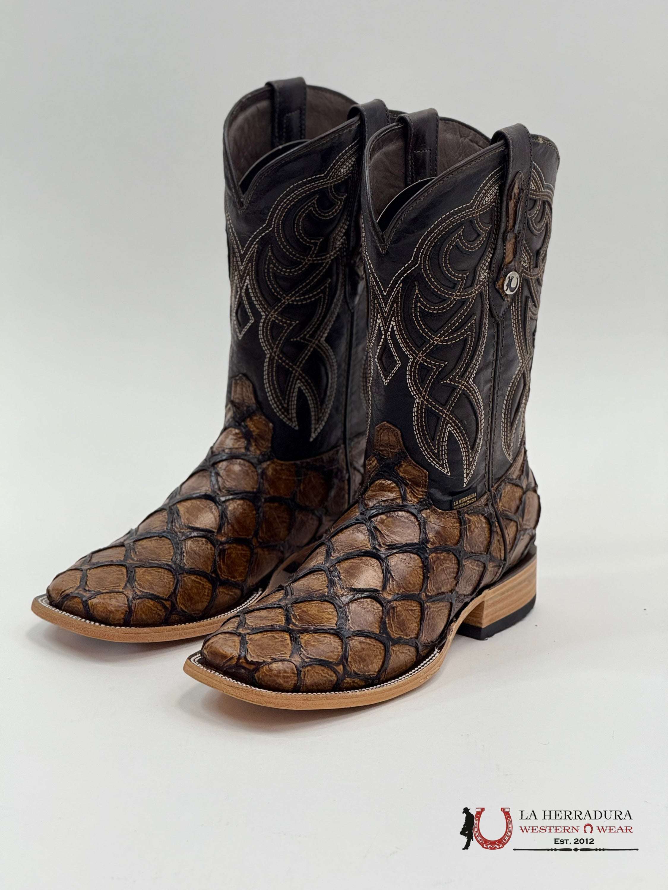 LA HERRADURA EST. PEZ CLON MIEL BRILLOSO BOTAS HOMBRES