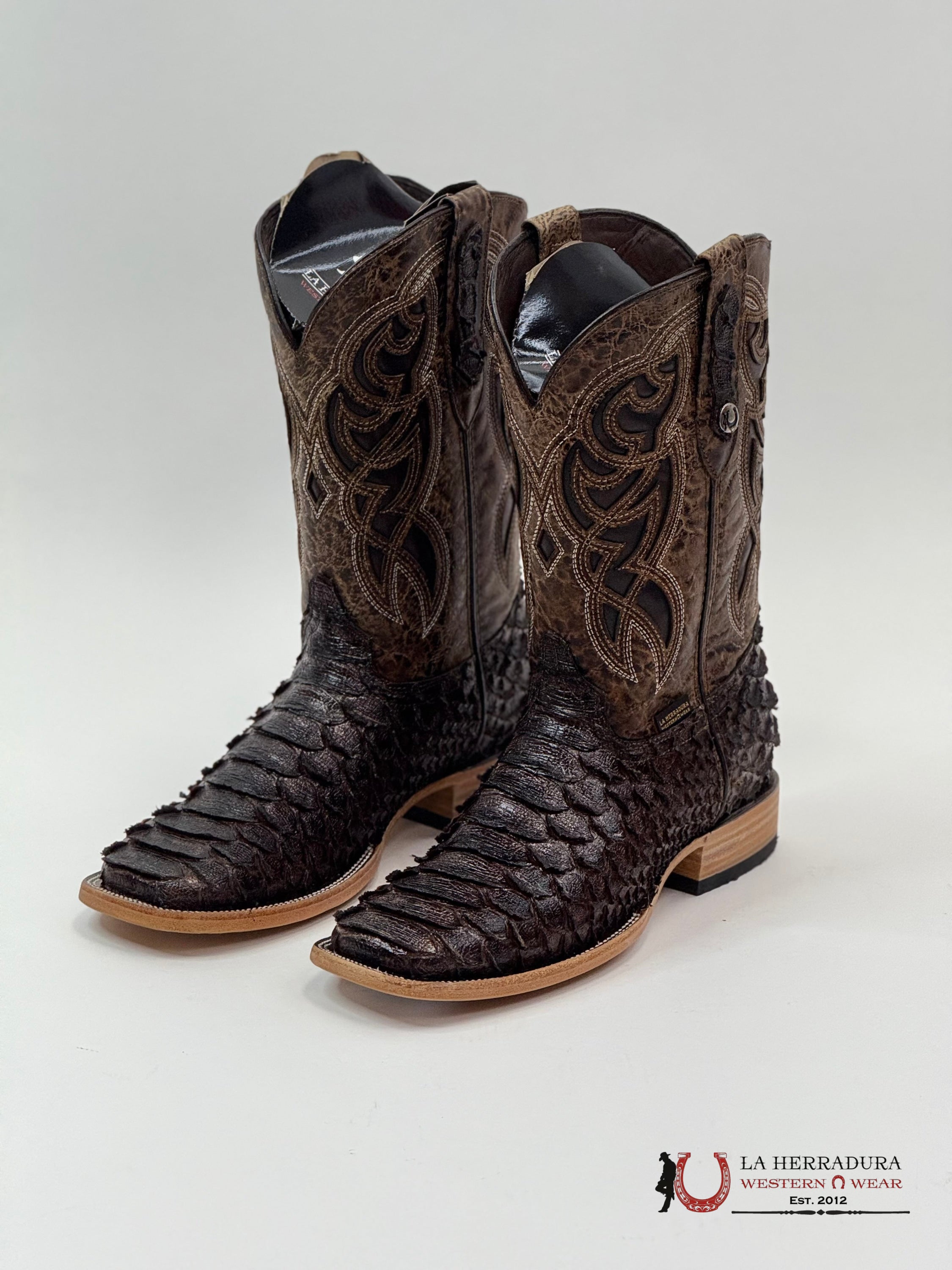 LA HERRADURA EST. PITON CLON MEGA CAFE BRILLOSO BOTAS HOMBRES