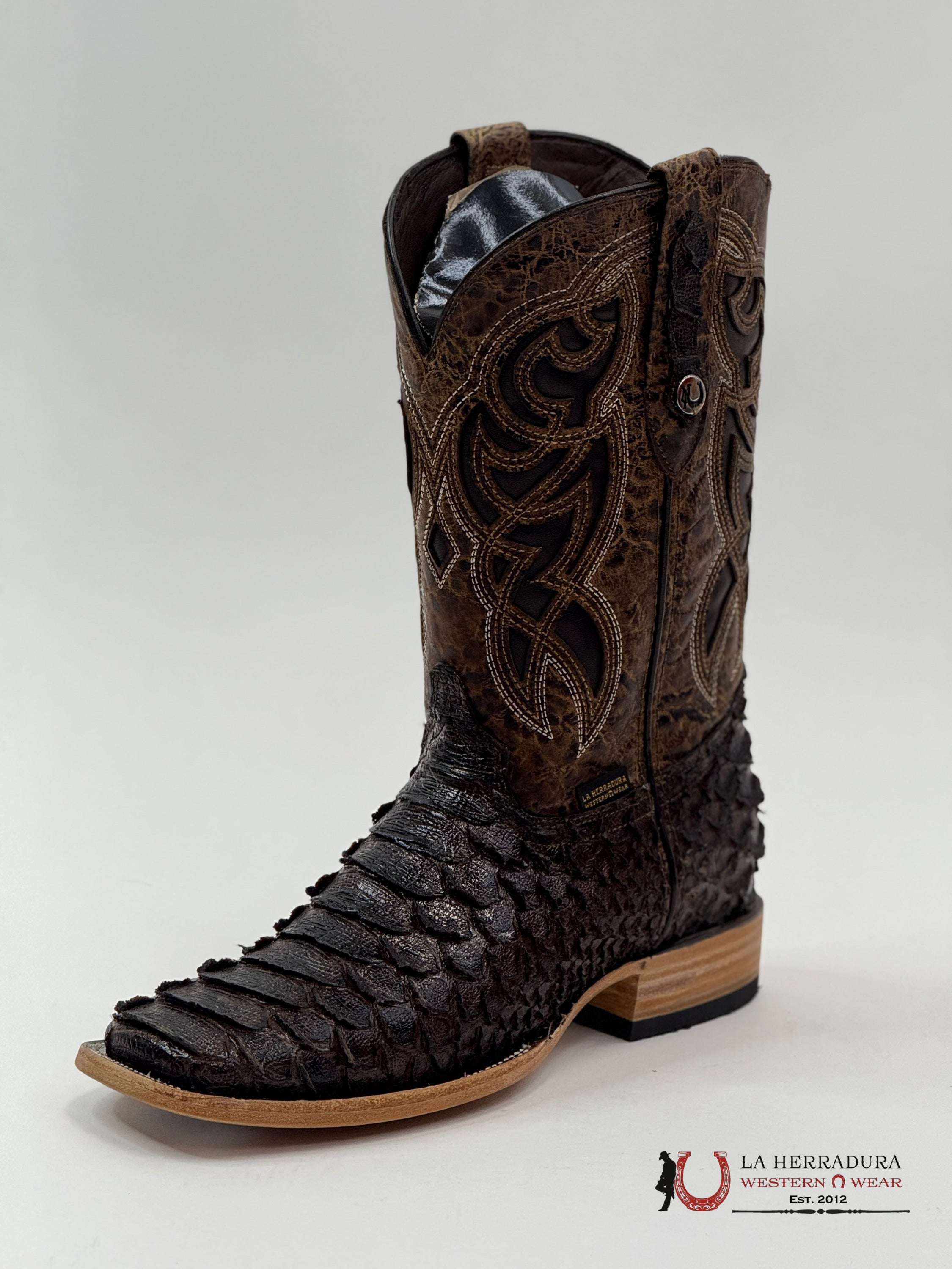 LA HERRADURA EST. PITON CLON MEGA CAFE BRILLOSO BOTAS HOMBRES