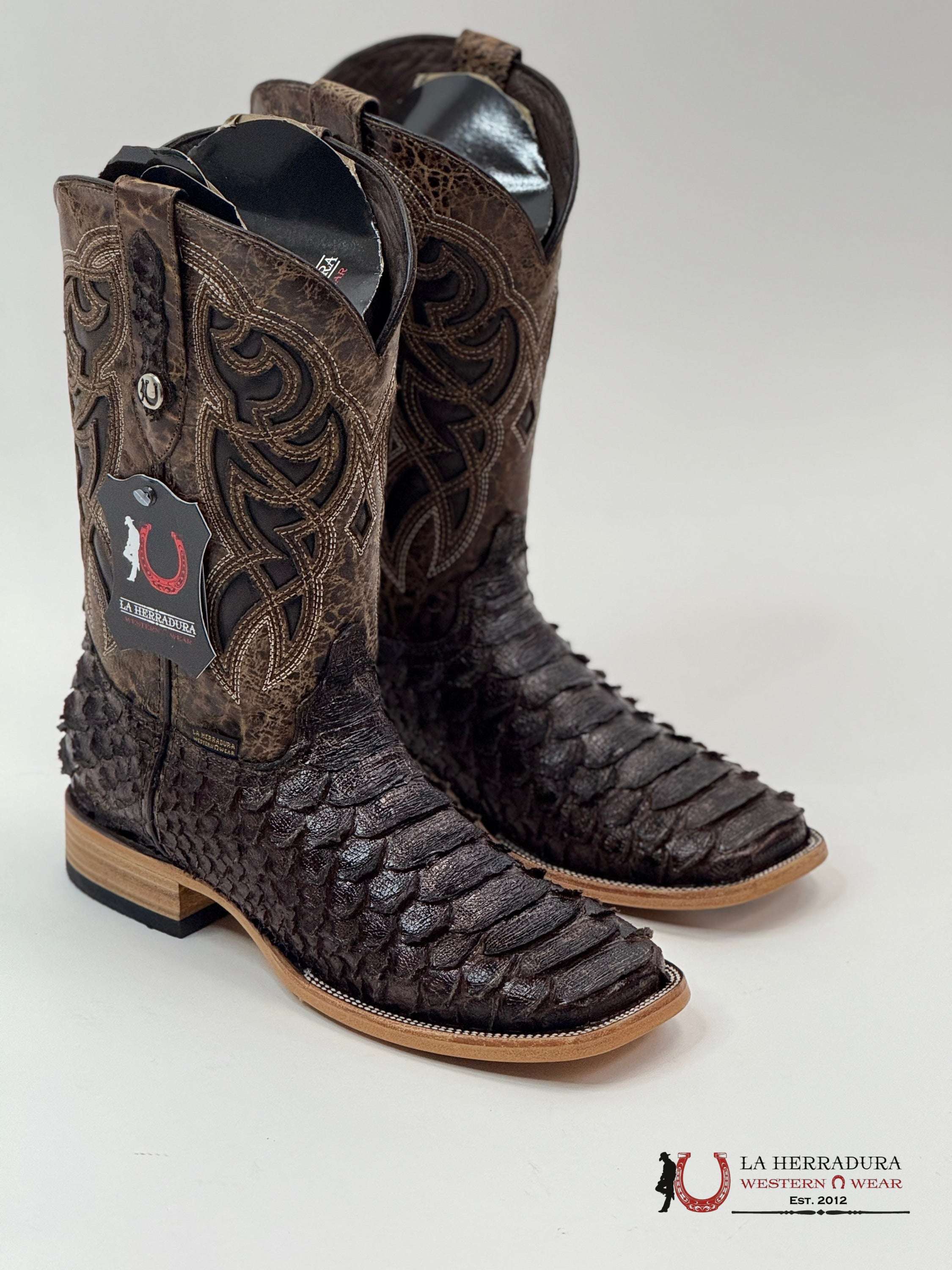 LA HERRADURA EST. PITON CLON MEGA CAFE BRILLOSO BOTAS HOMBRES