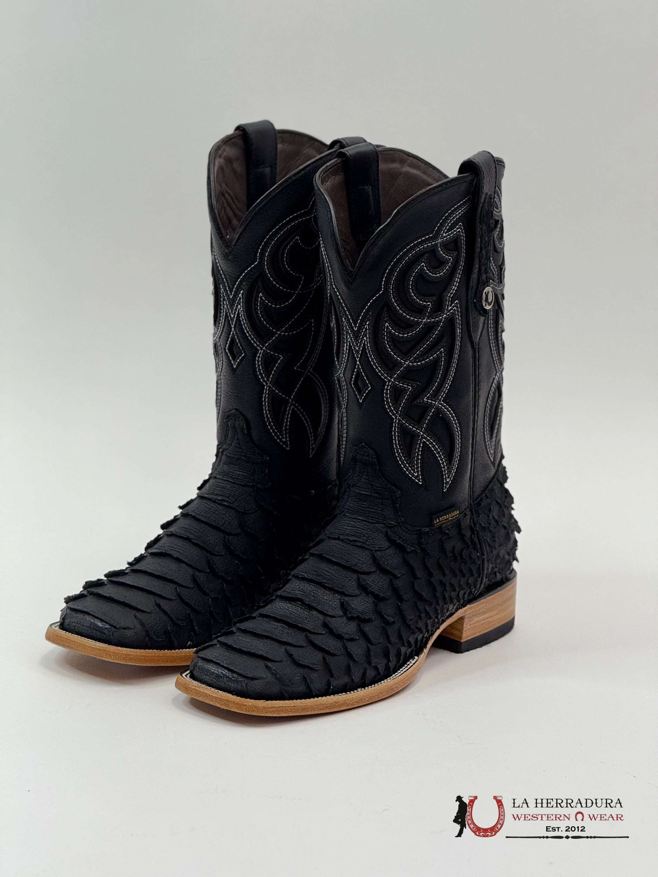 LA HERRADURA EST. PITON MEGA NEGRO MATTE BOTAS HOMBRES