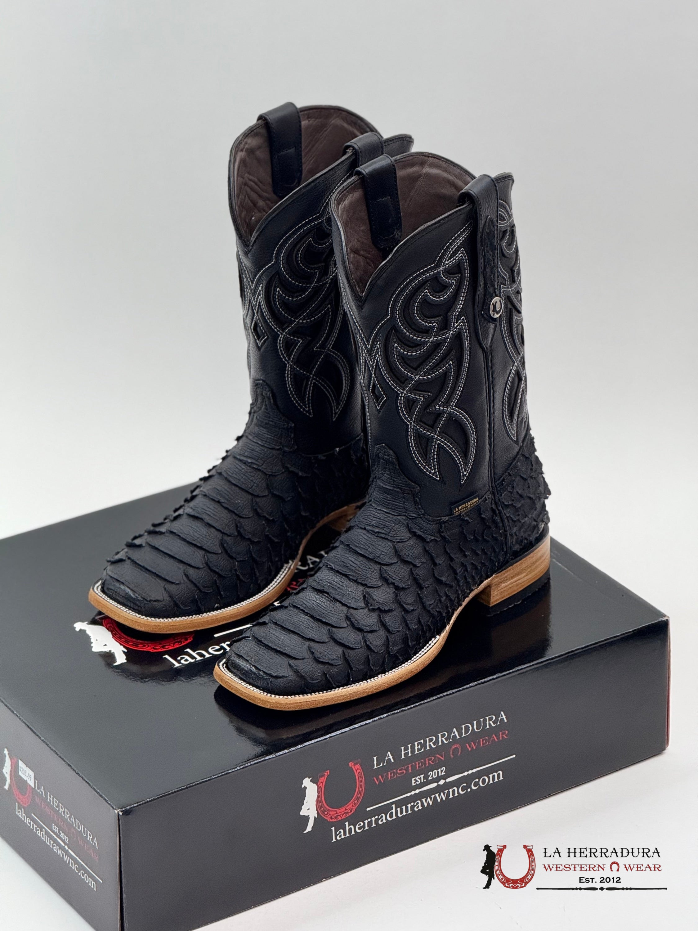 LA HERRADURA EST. PITON MEGA NEGRO MATTE BOTAS HOMBRES