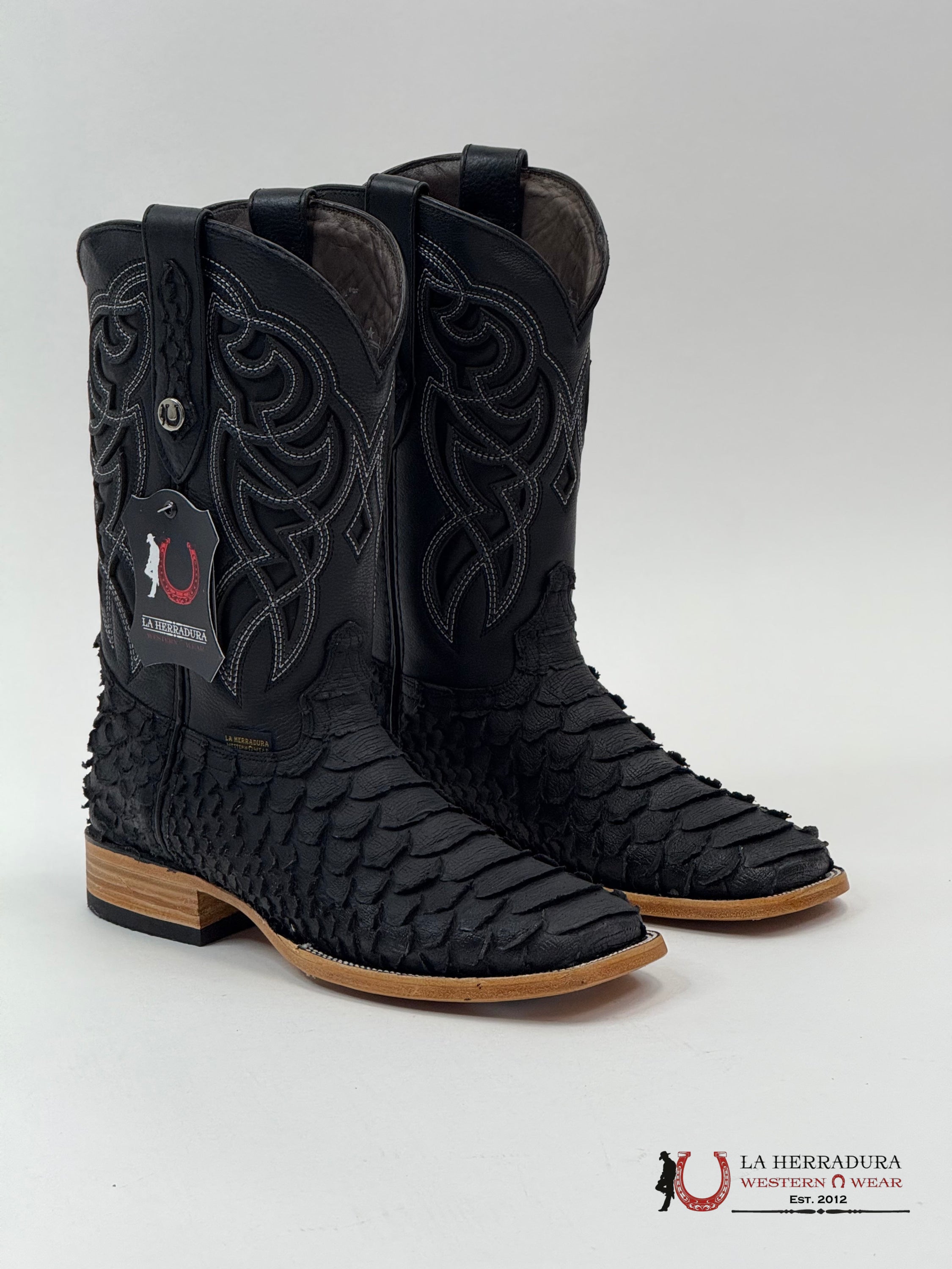 LA HERRADURA EST. PITON MEGA NEGRO MATTE BOTAS HOMBRES