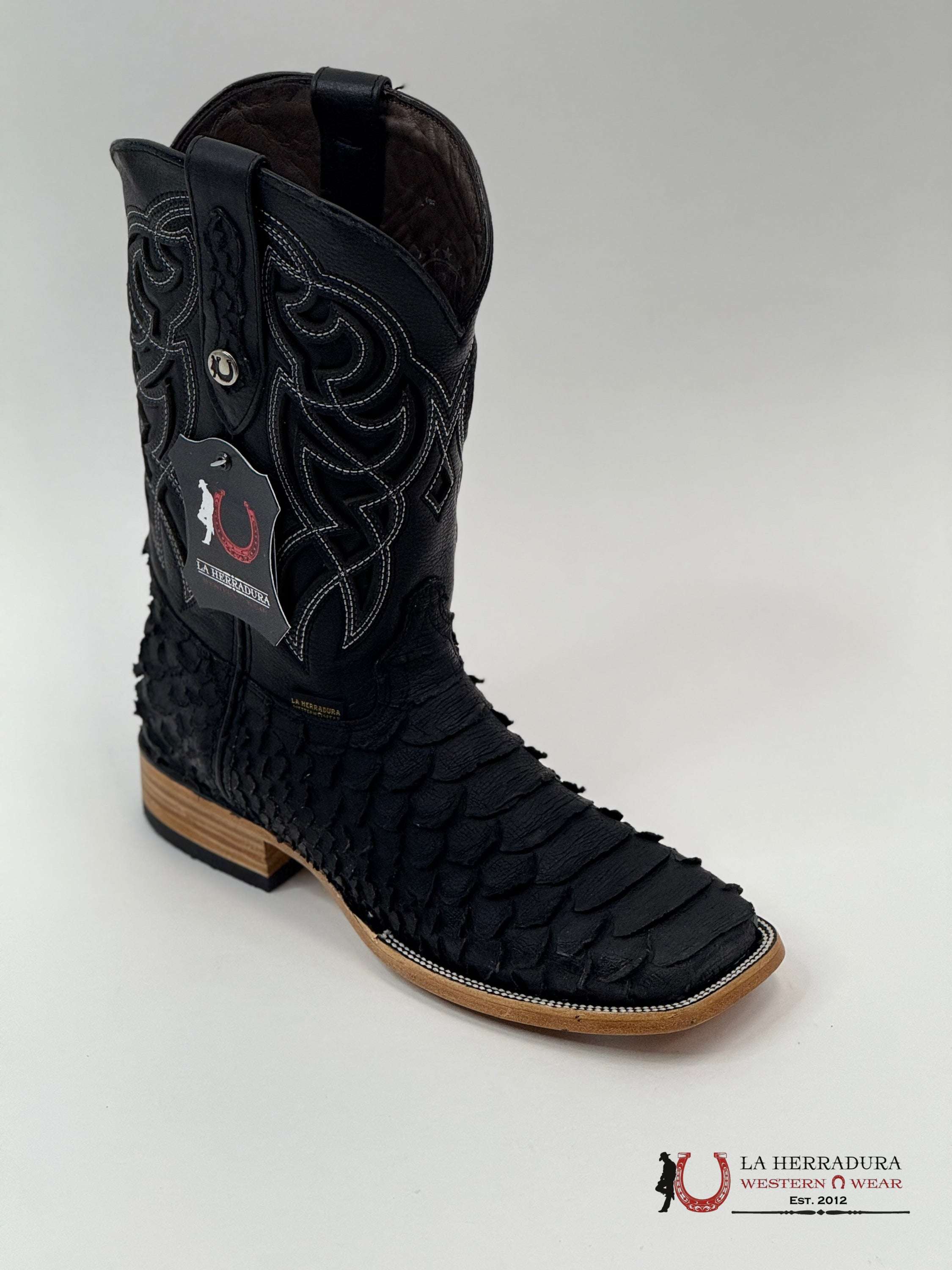 LA HERRADURA EST. PITON MEGA NEGRO MATTE BOTAS HOMBRES