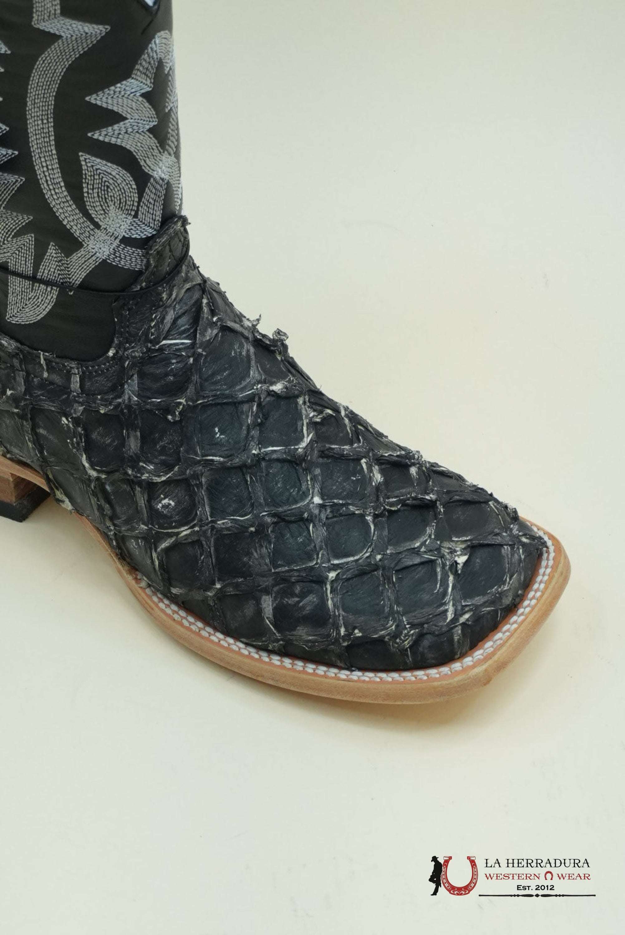 LA HERRADURA BIGBASS GHOST TULIPÁN NEGRO BOOT BOTAS HOMBRES