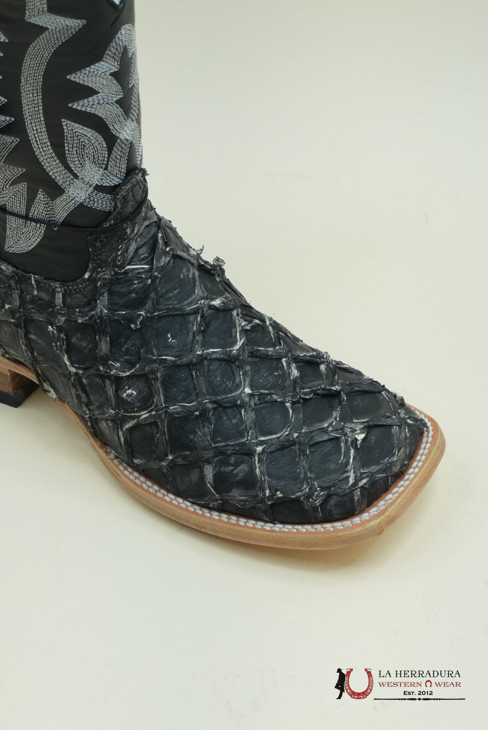 LA HERRADURA BIGBASS GHOST TULIPÁN NEGRO BOOT BOTAS HOMBRES