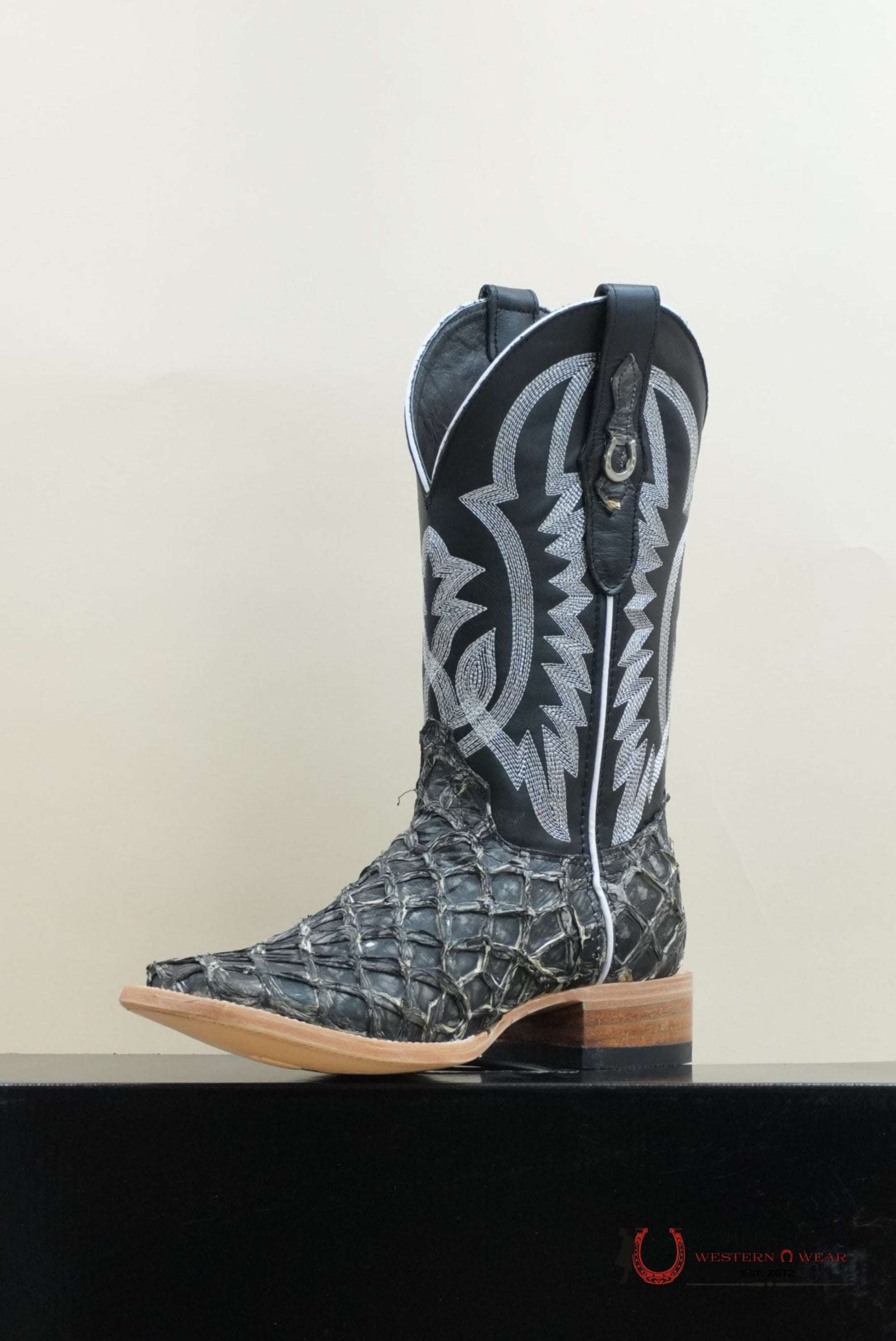 LA HERRADURA BIGBASS GHOST TULIPÁN NEGRO BOOT BOTAS HOMBRES