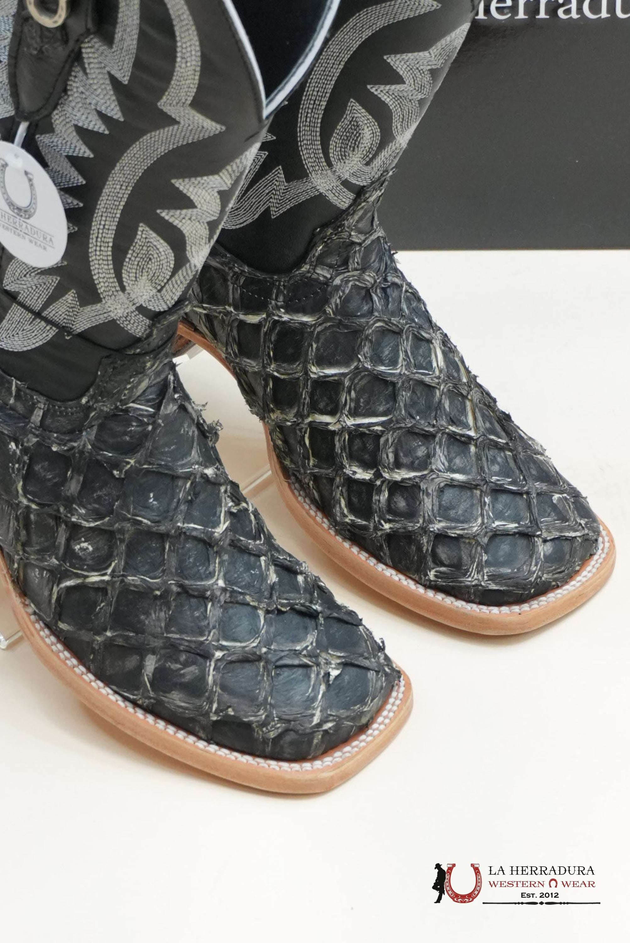 LA HERRADURA BIGBASS GHOST TULIPÁN NEGRO BOOT BOTAS HOMBRES