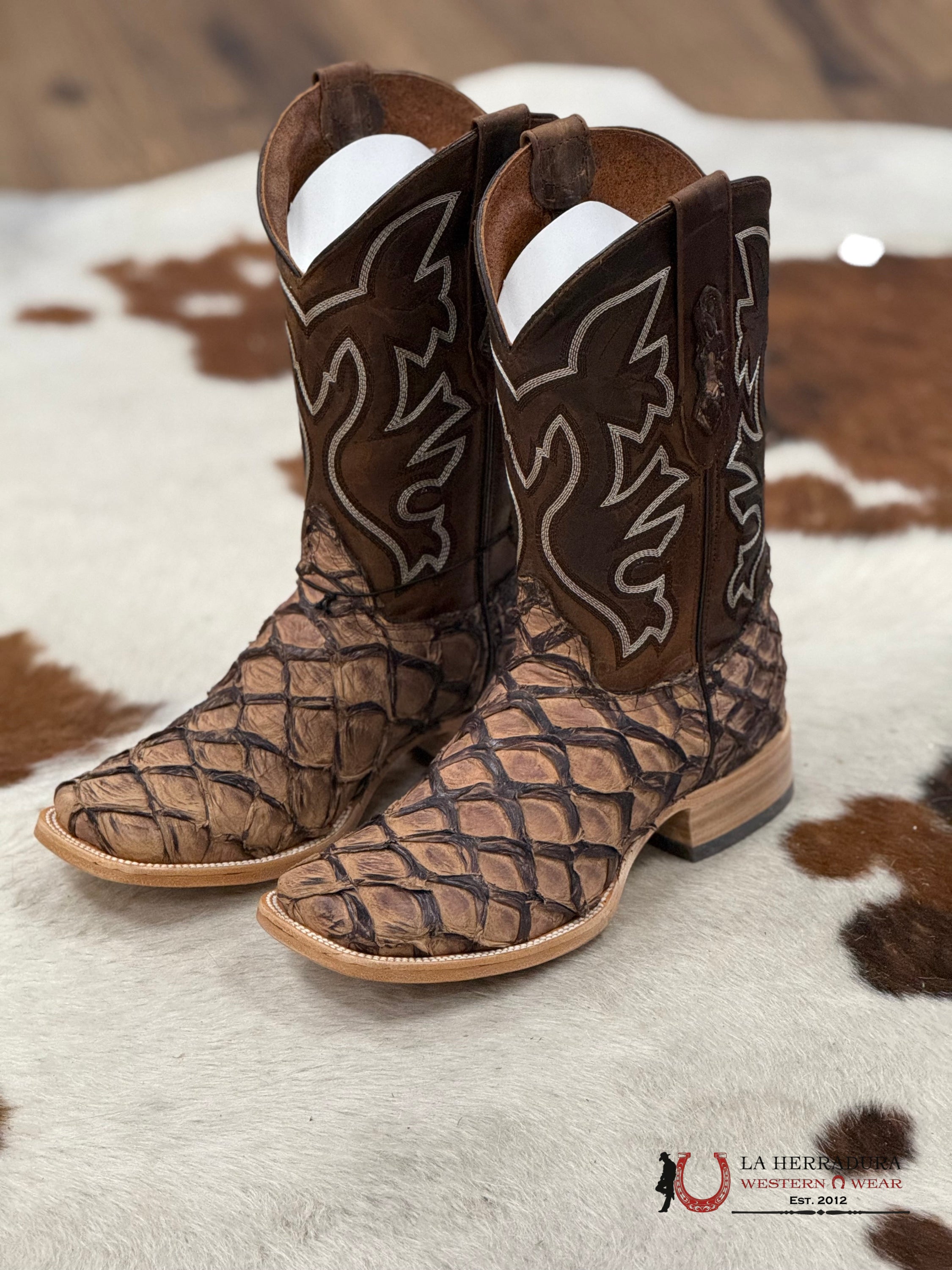Herradura Exotic Charuto Fish Boots Botas Hombres