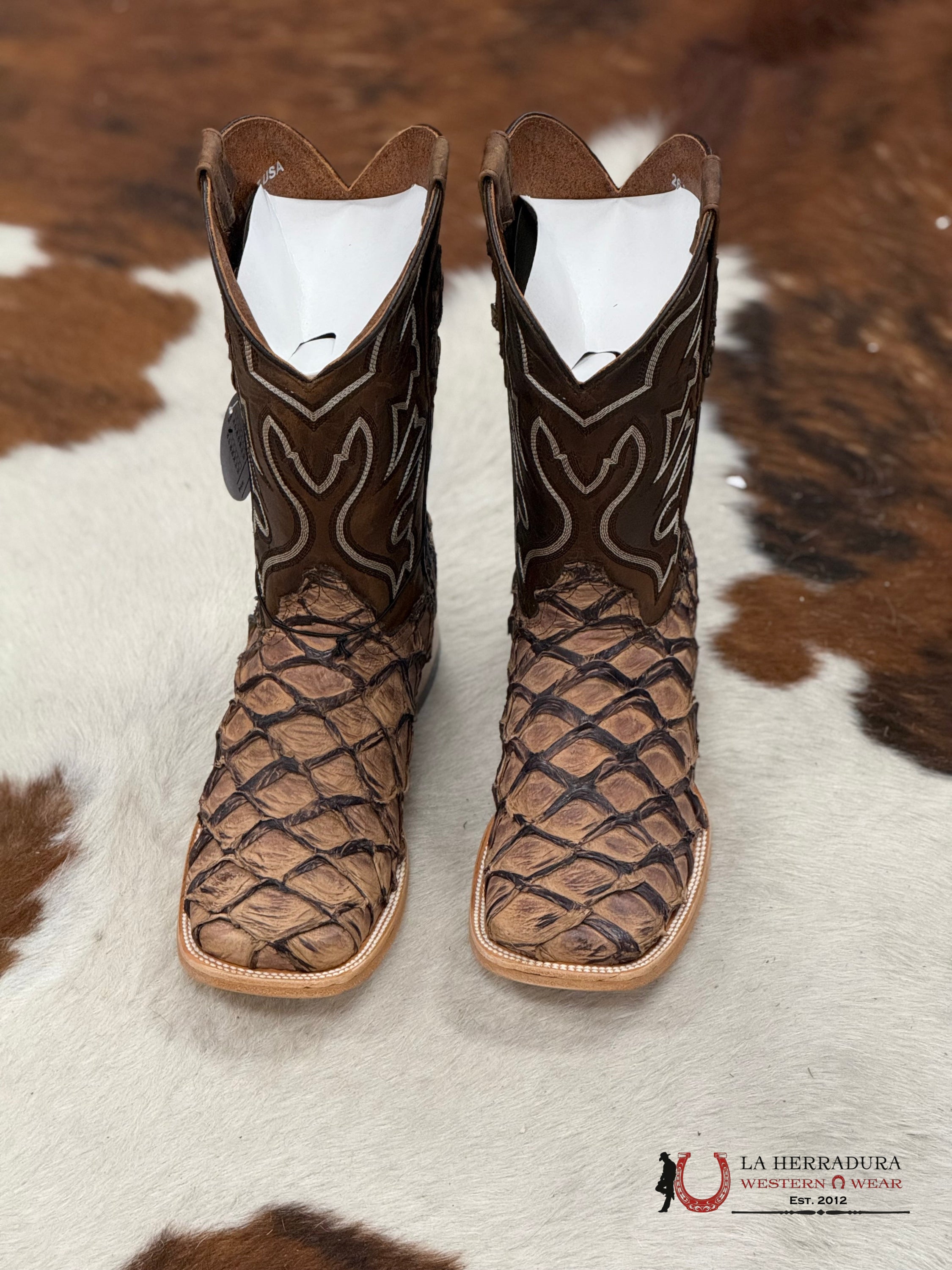 Herradura Exotic Charuto Fish Boots Botas Hombres