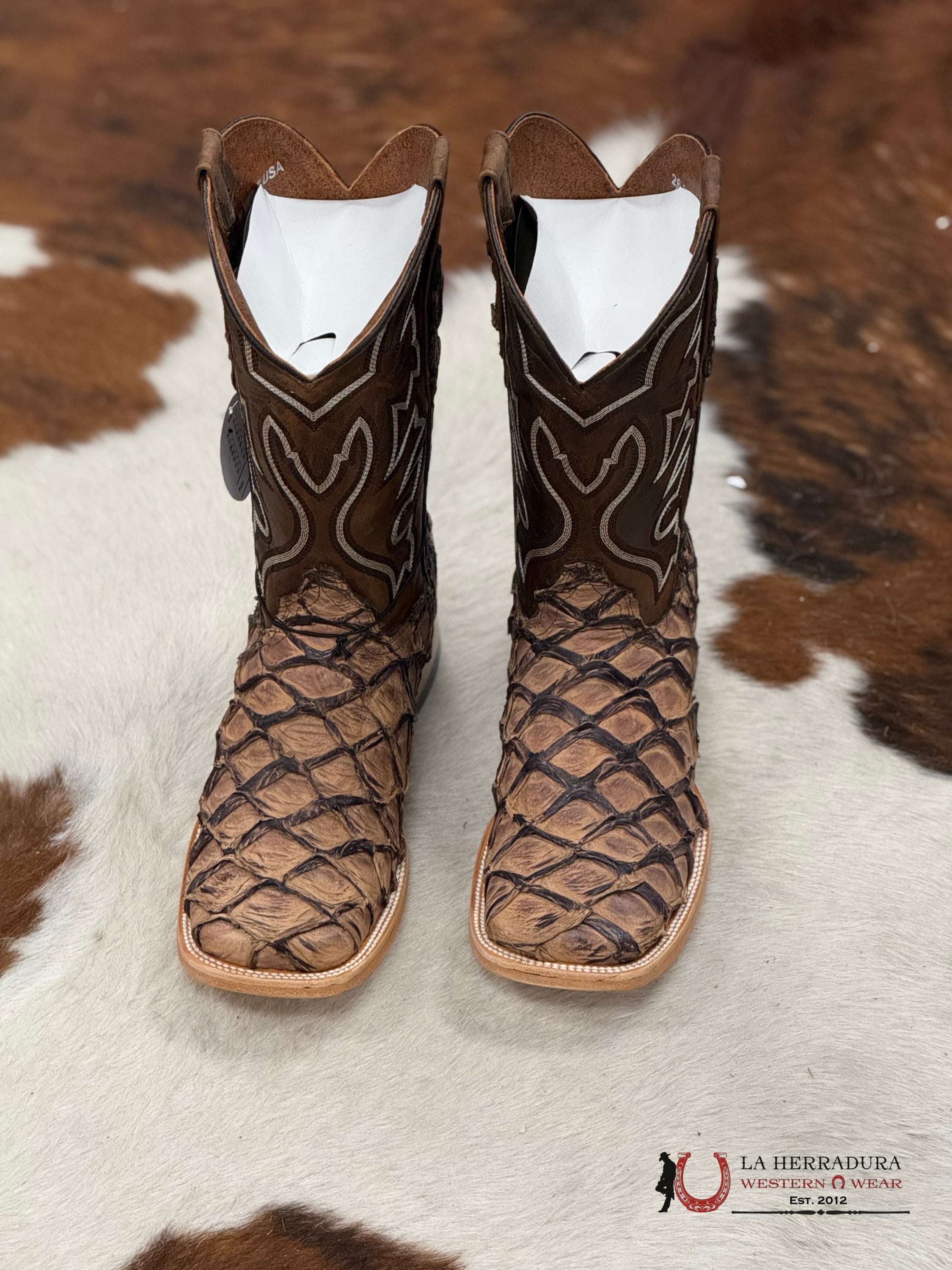 Herradura Exotic Charuto Fish Boots Botas Hombres