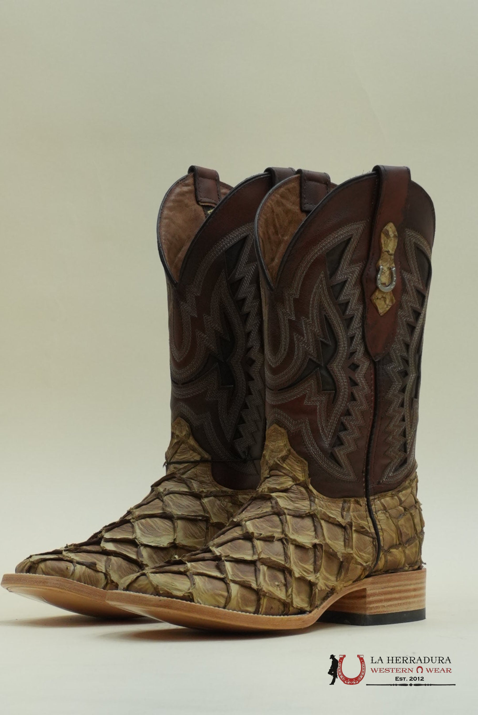 LA HERRADURA PESCADO SADDLE SAVANNA COGNAC BOOT BOTAS HOMBRES