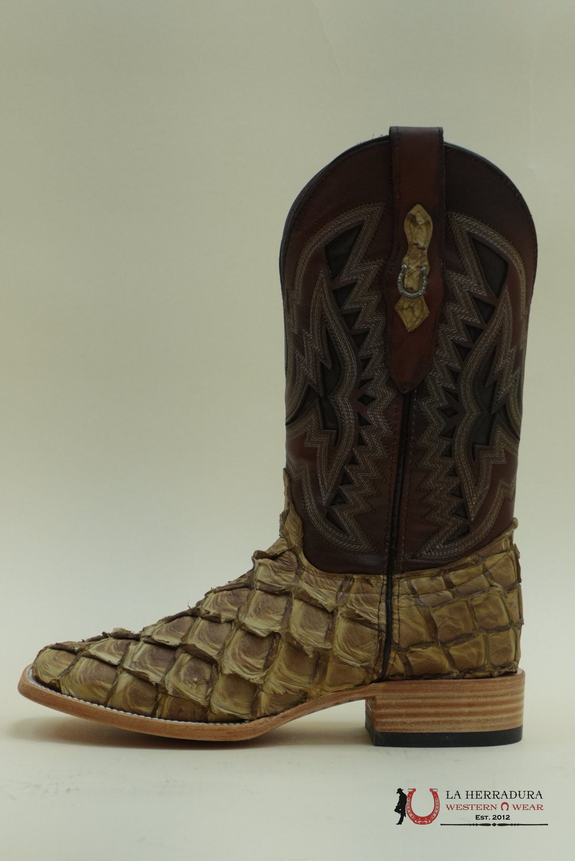 LA HERRADURA PESCADO SADDLE SAVANNA COGNAC BOOT BOTAS HOMBRES