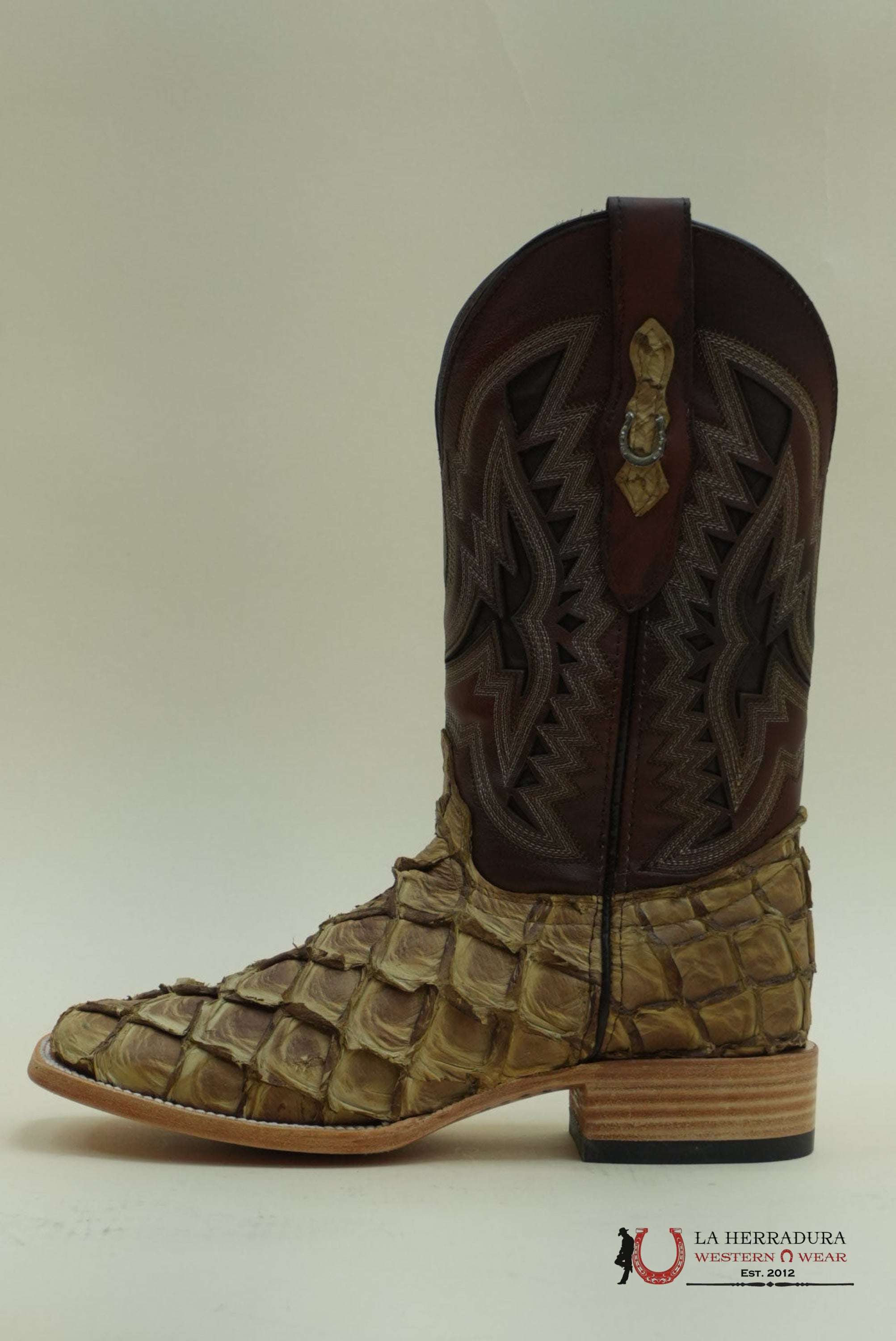 LA HERRADURA PESCADO SADDLE SAVANNA COGNAC BOOT BOTAS HOMBRES