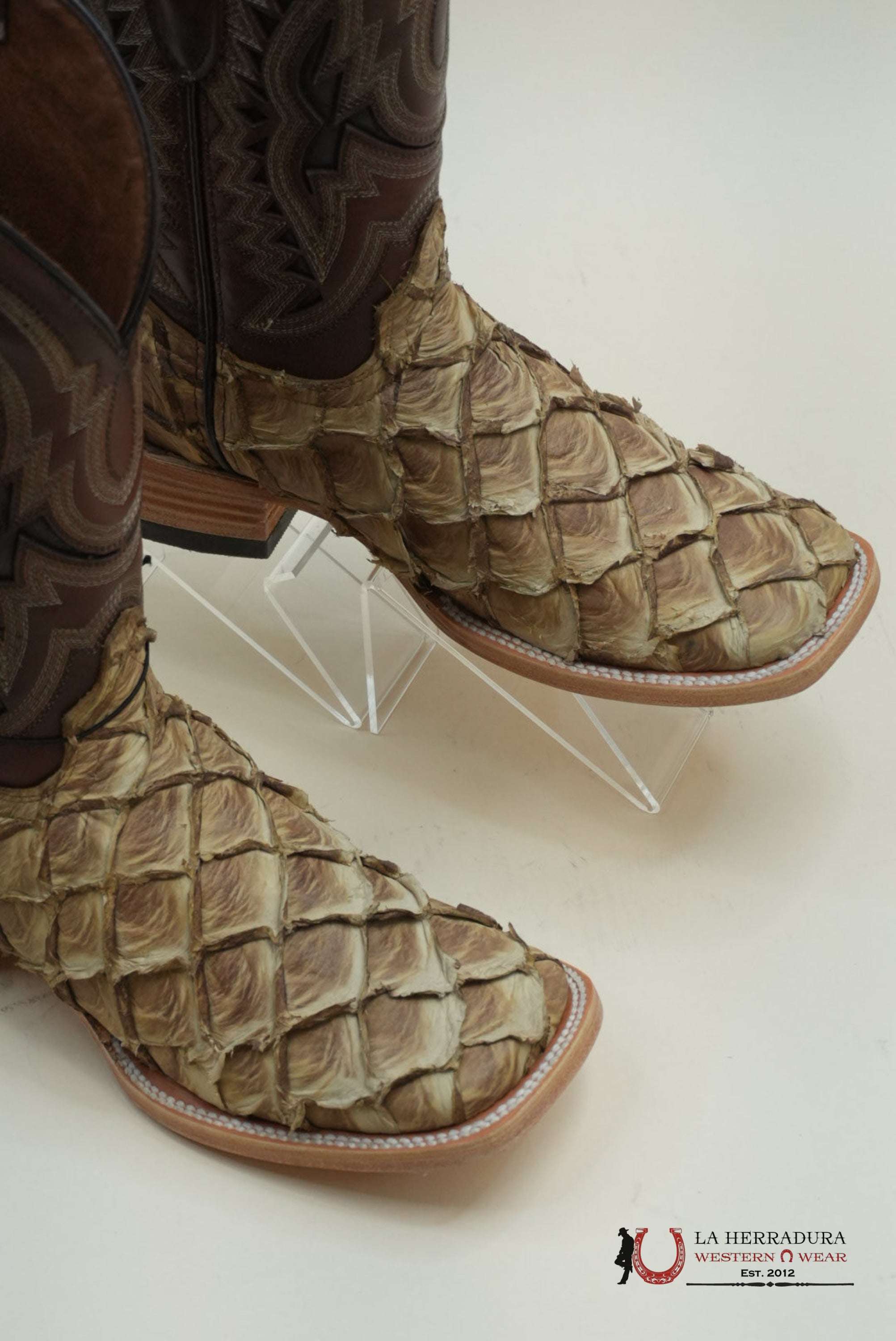 LA HERRADURA PESCADO SADDLE SAVANNA COGNAC BOOT BOTAS HOMBRES