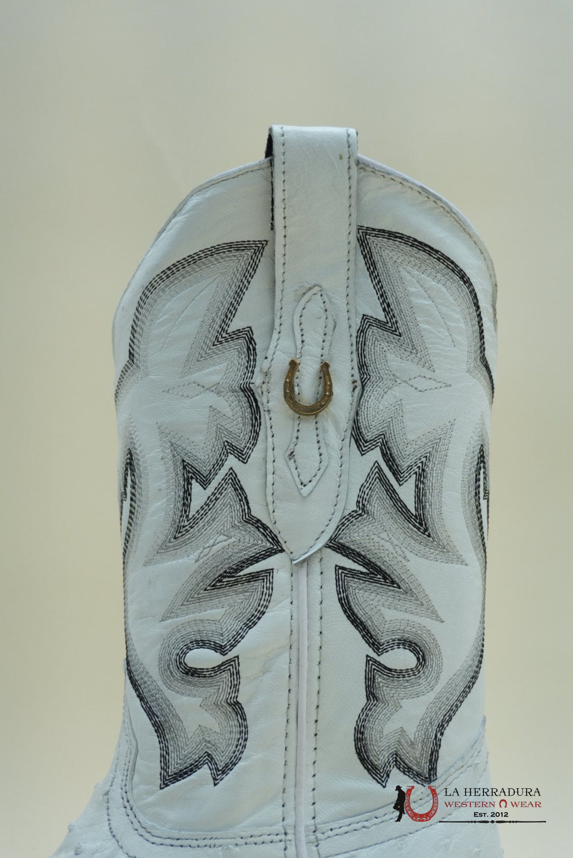 LA HERRADURA AVESTRUZ BLANCO NUEVO MÉXICO BLANCO BOOT BOTAS HOMBRES
