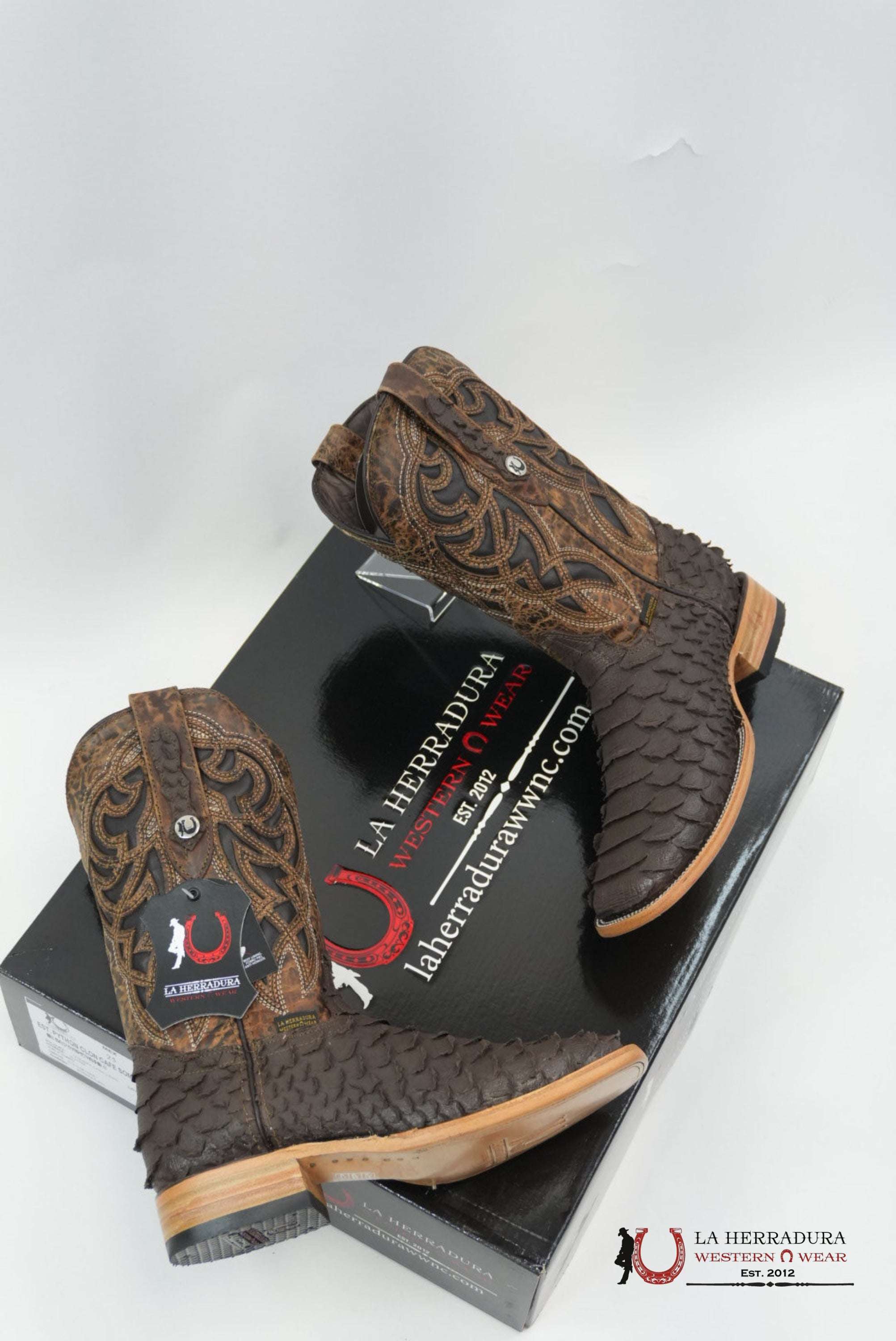 LA HERRADURA PITON CLON MEGA CAFE MATTE BOTAS HOMBRES