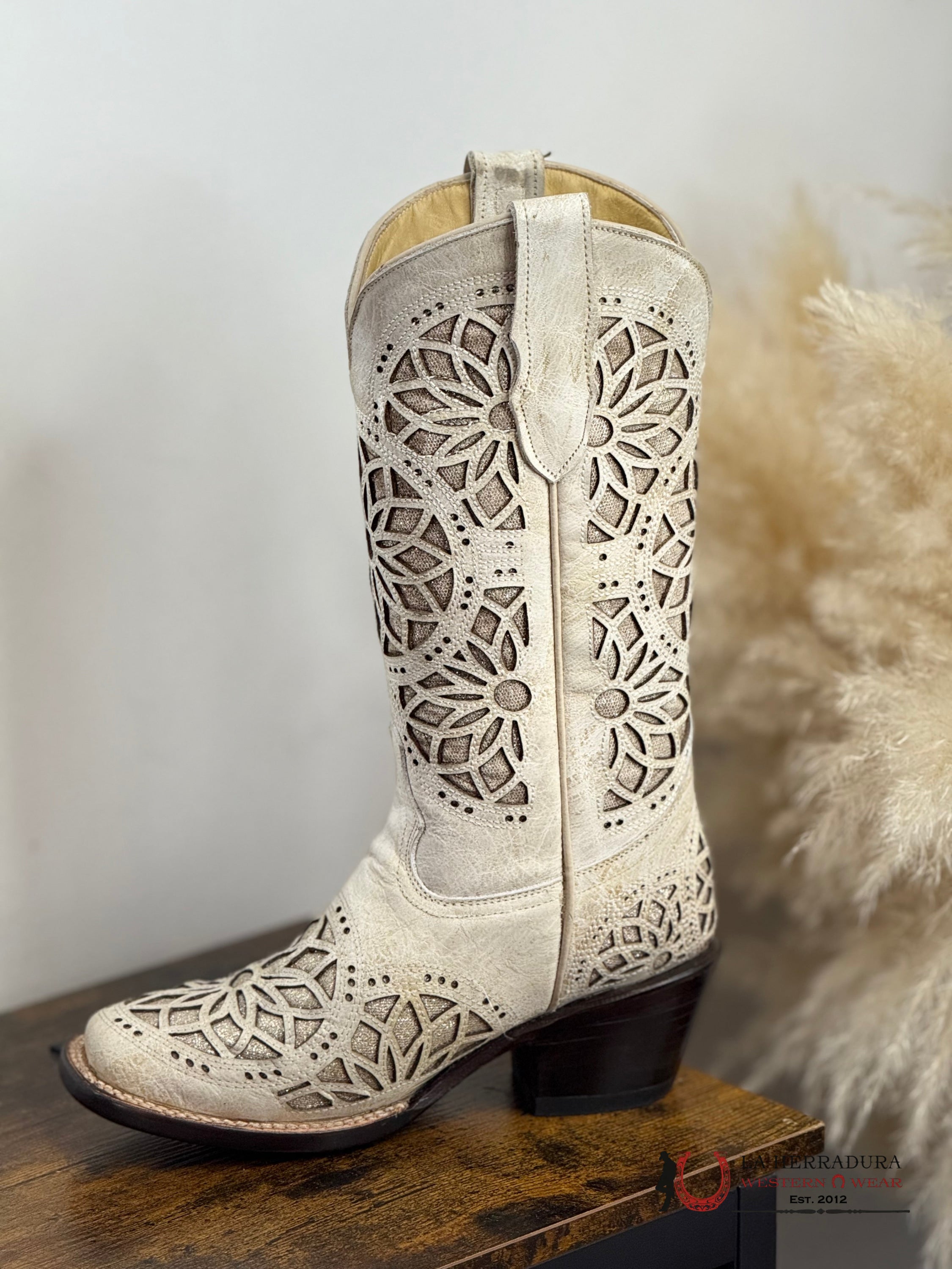LA SILLA PLATA BOOTS WOMEN WHITE GLITTER BOOT BOTAS MUJERES