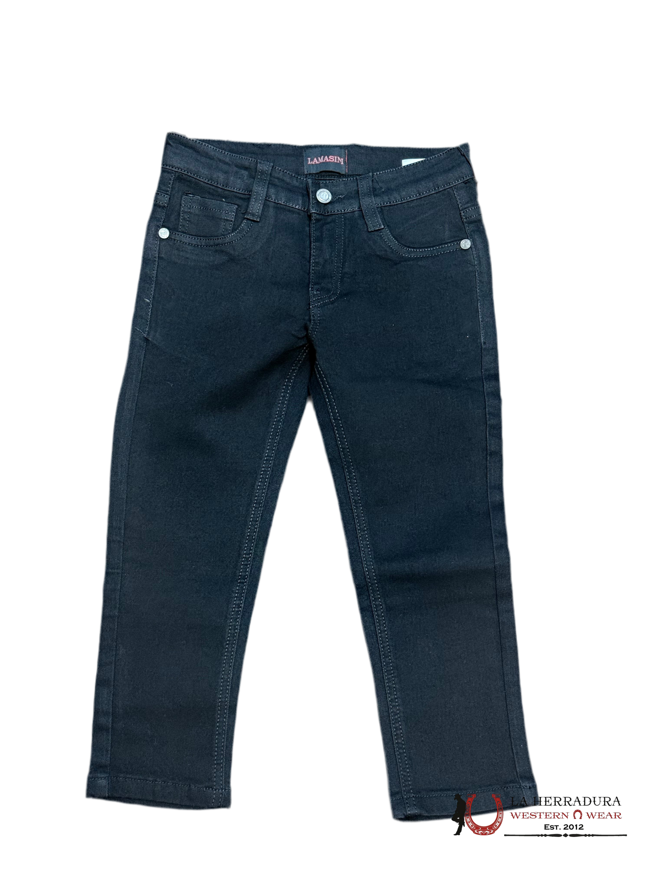 LAMASINI JET BLACK JEANS BOYS LAM1921 NIÑOS