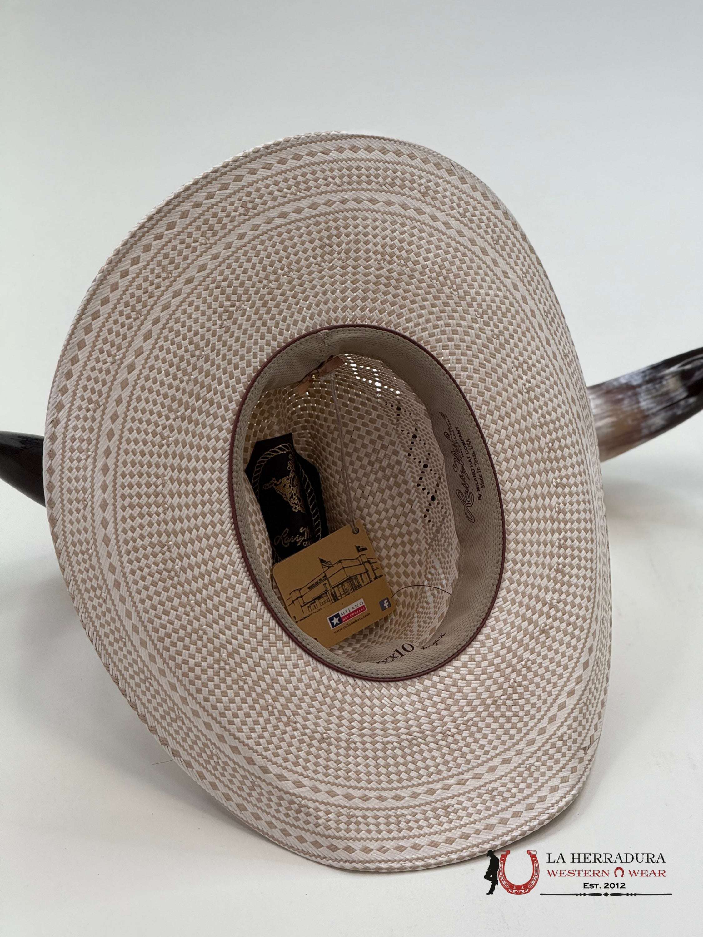 Larry Mahan Straw Hat 10x Cowboy TNIVY TEJANA