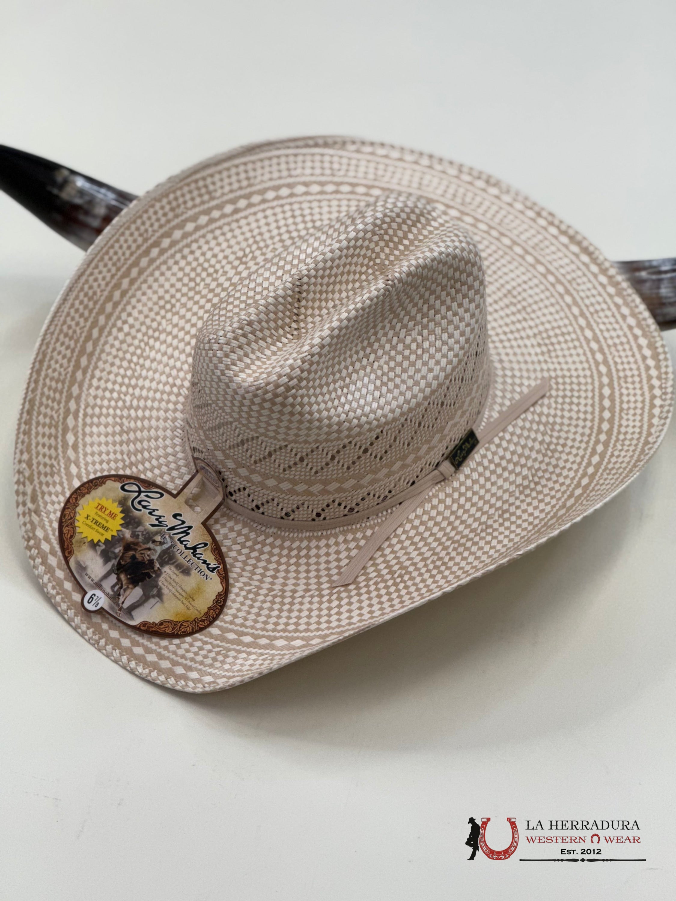 Larry Mahan Straw Hat 10x Cowboy TNIVY TEJANA