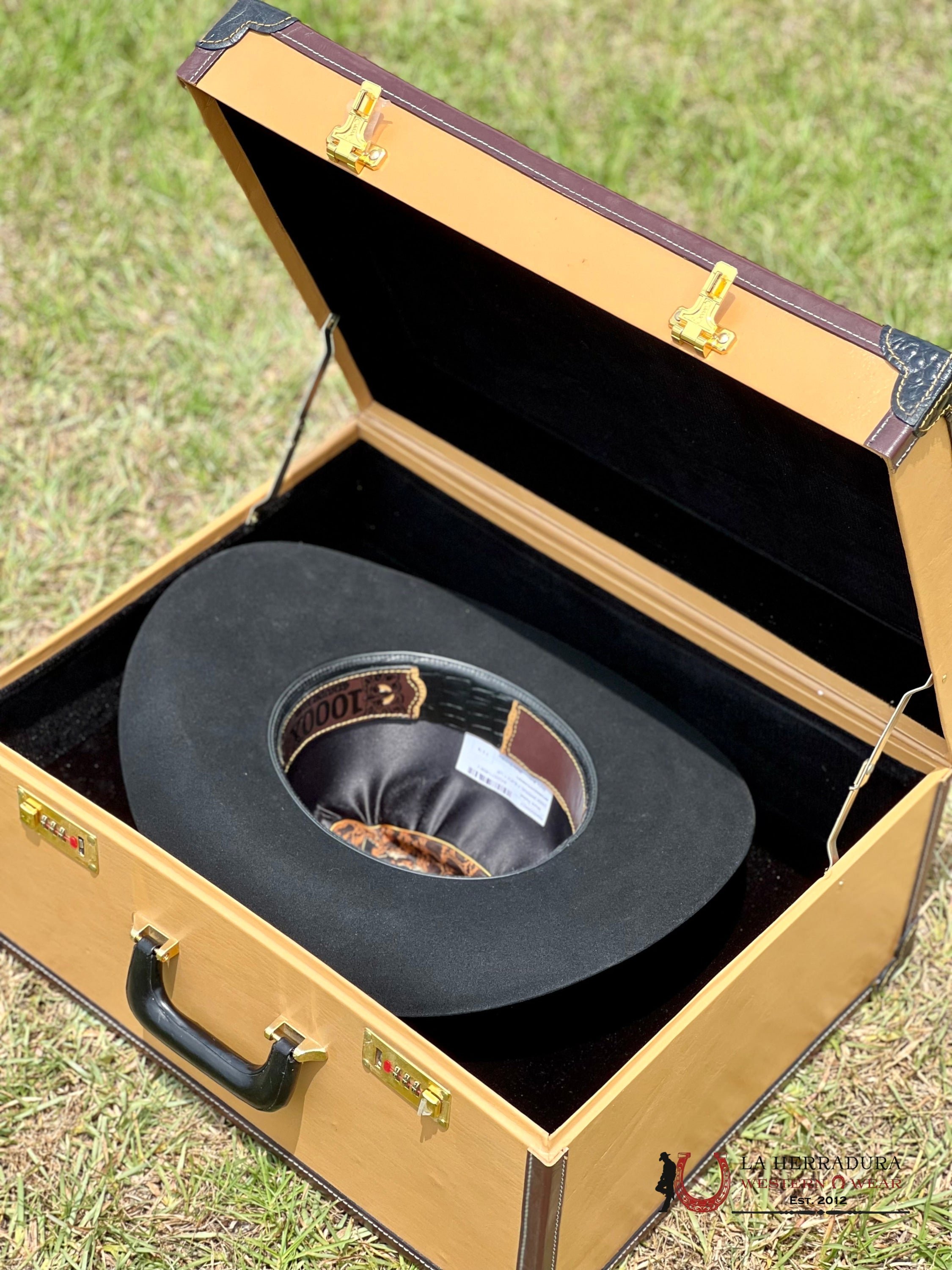 Larry Mahan´s 1000X Imperial Negro Cowboy Hat Tejana