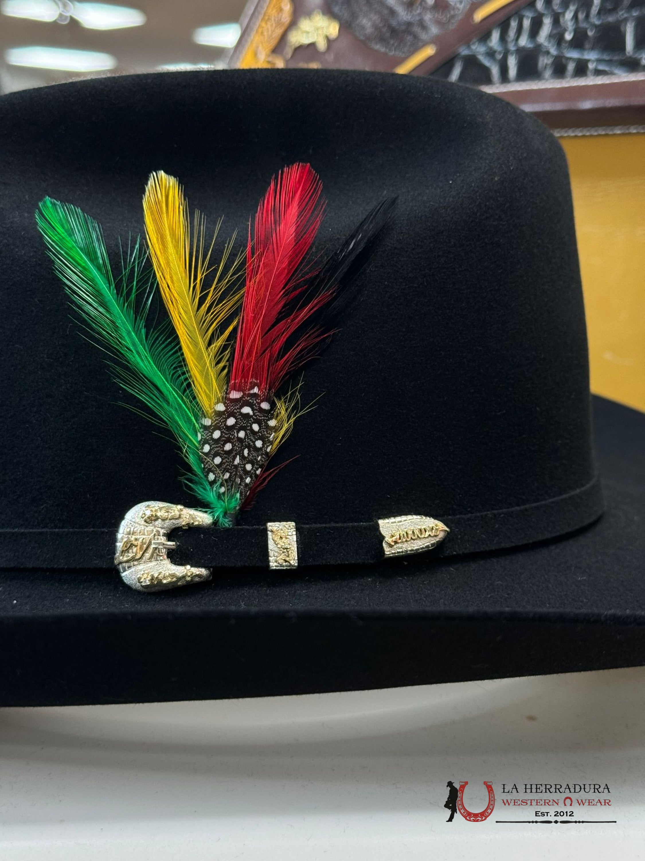 Larry Mahan´s 1000X Imperial Negro Cowboy Hat Tejana